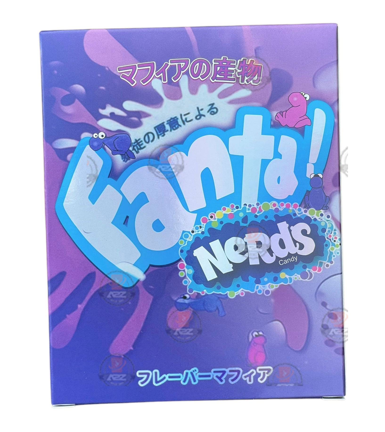 Fanta Nerds Candy Mylar Bags with Boxes 3.5g Box Packaging Holographic