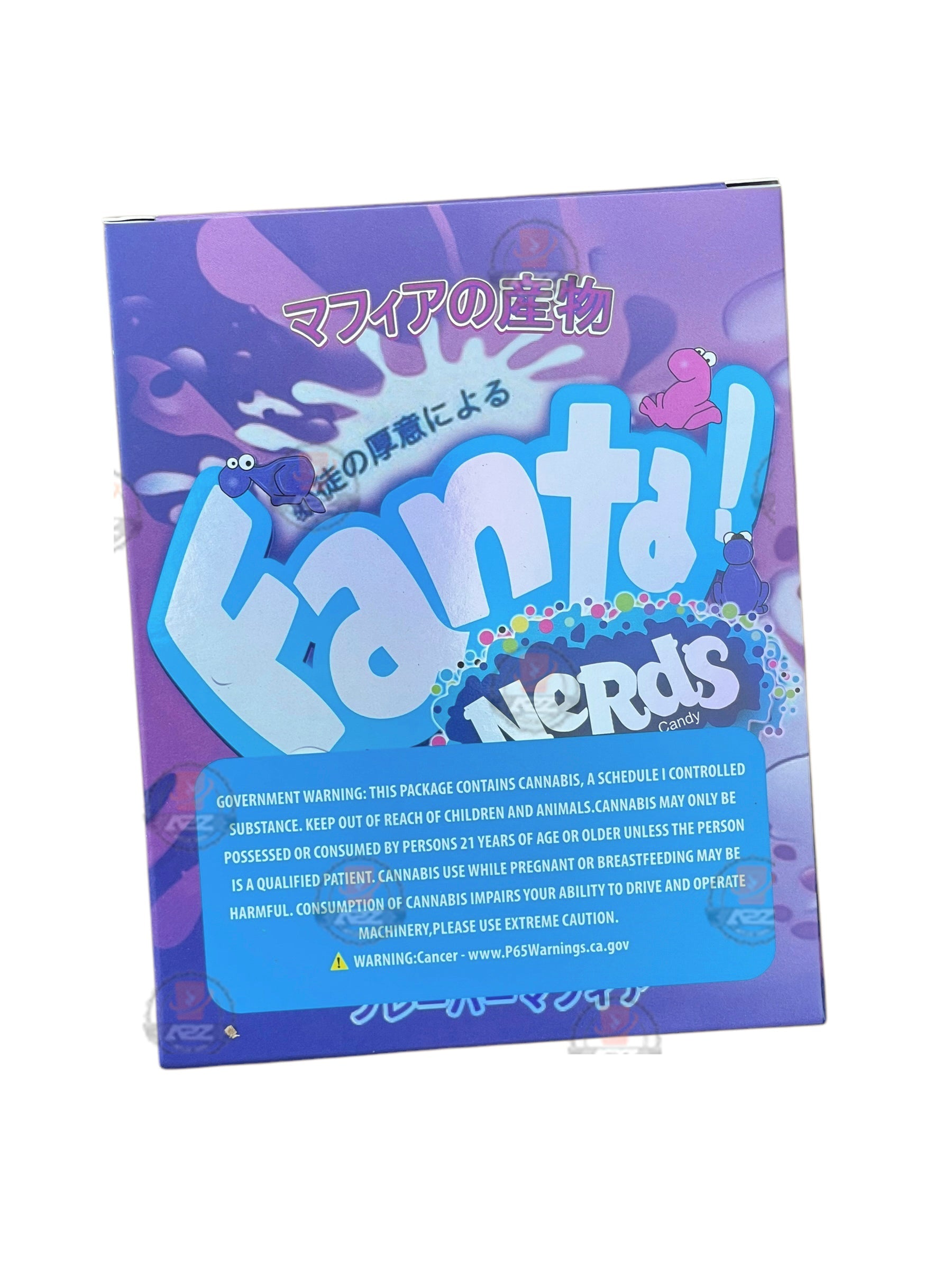 Fanta Nerds Candy Mylar Bags with Boxes 3.5g Box Packaging Holographic