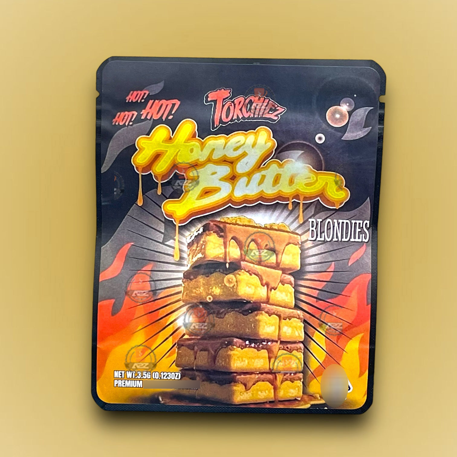 Sprinklez Torchiez Honey Butter Blondies 3.5G Mylar Bags -With stickers and labels