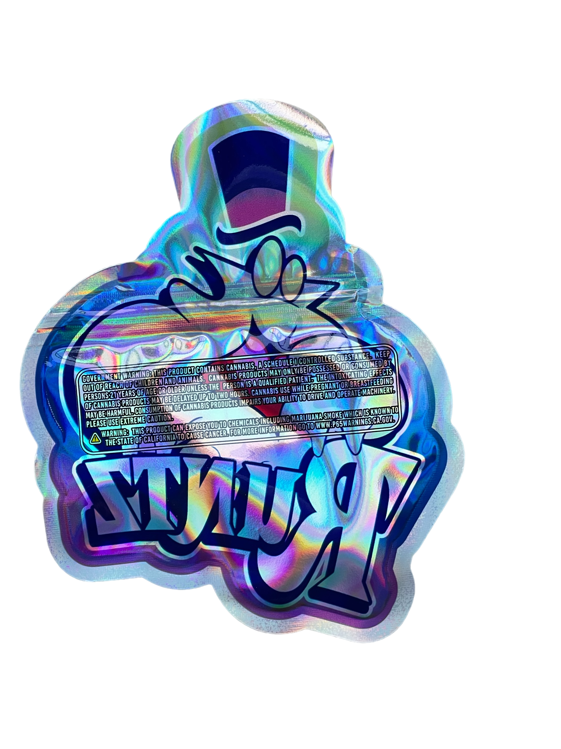 Runtz 3.5g Mylar Bag Holographic Cut Out