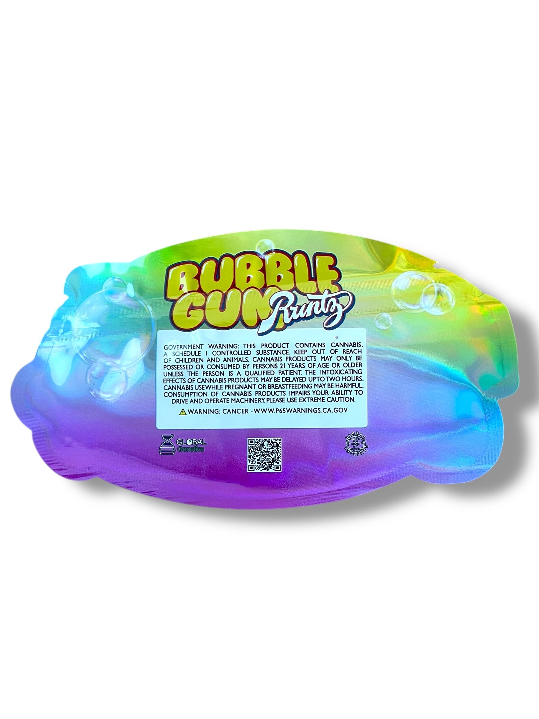 Bubblegum Runtz Mylar Bag 3.5g shape bag