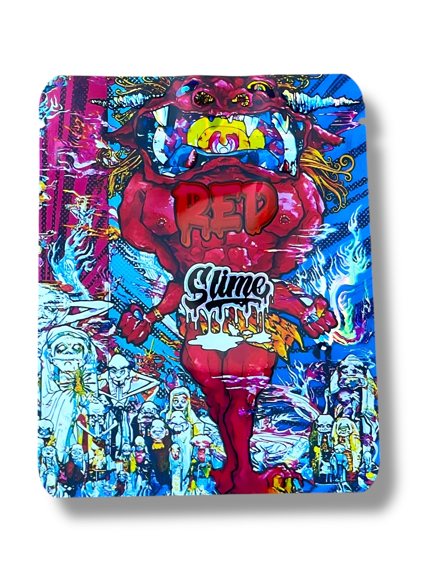 Red Slime Mylar Bag 3.5g shape bag