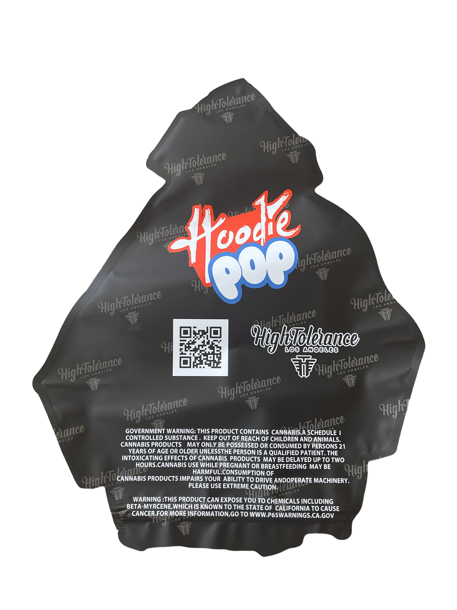 Hoodie POP Mylar Bag (Large) 1 LBS - 16OZ (454g) High Tolerance Pound Bag