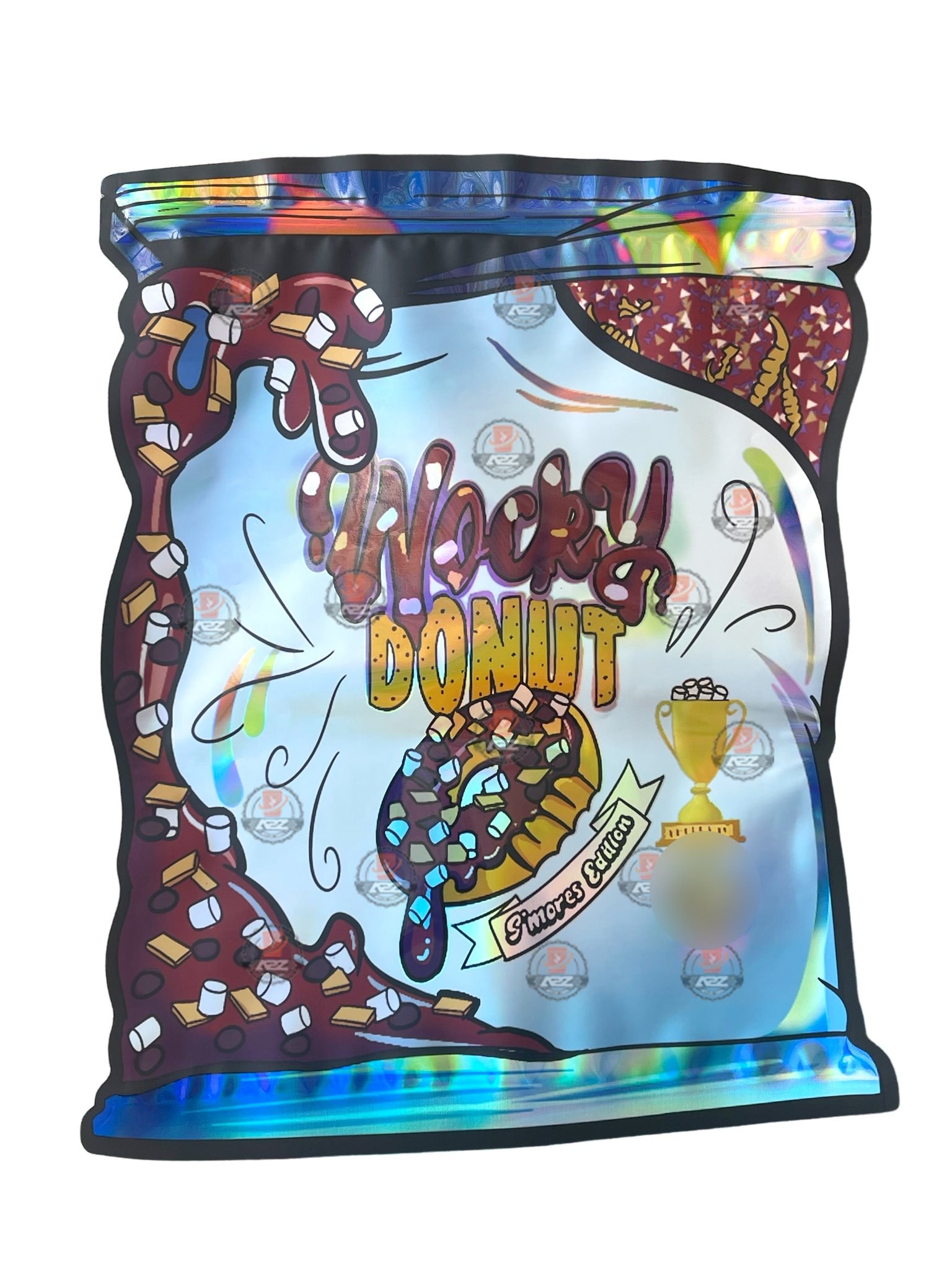 Wock Donut Mylar Bag (Large) 1 LBS - 16OZ (454g) Pound Bag