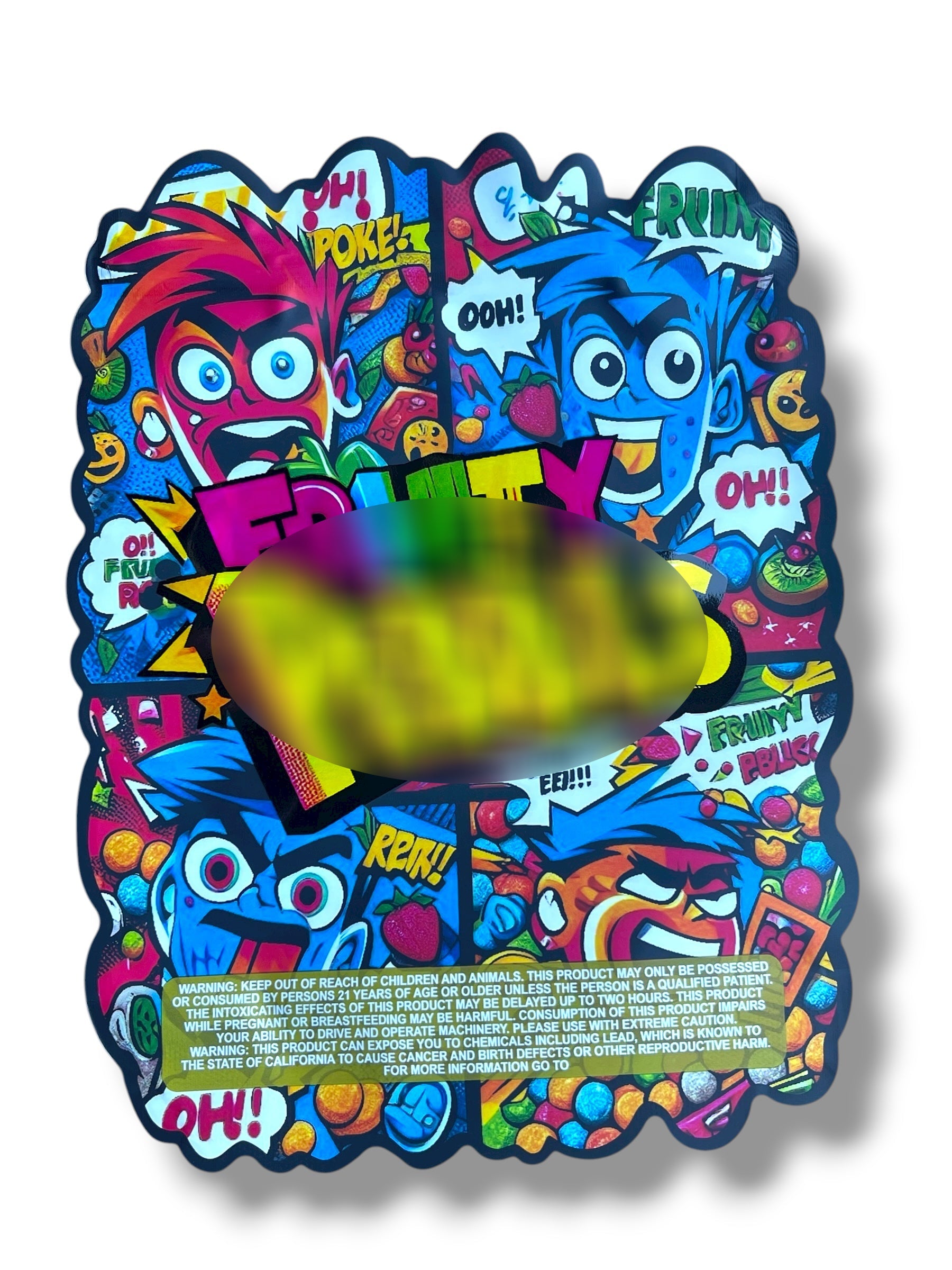 Cereal Bag 1 OZ  28G Mylar empty Mylar bag 1 ounce (50 Count)