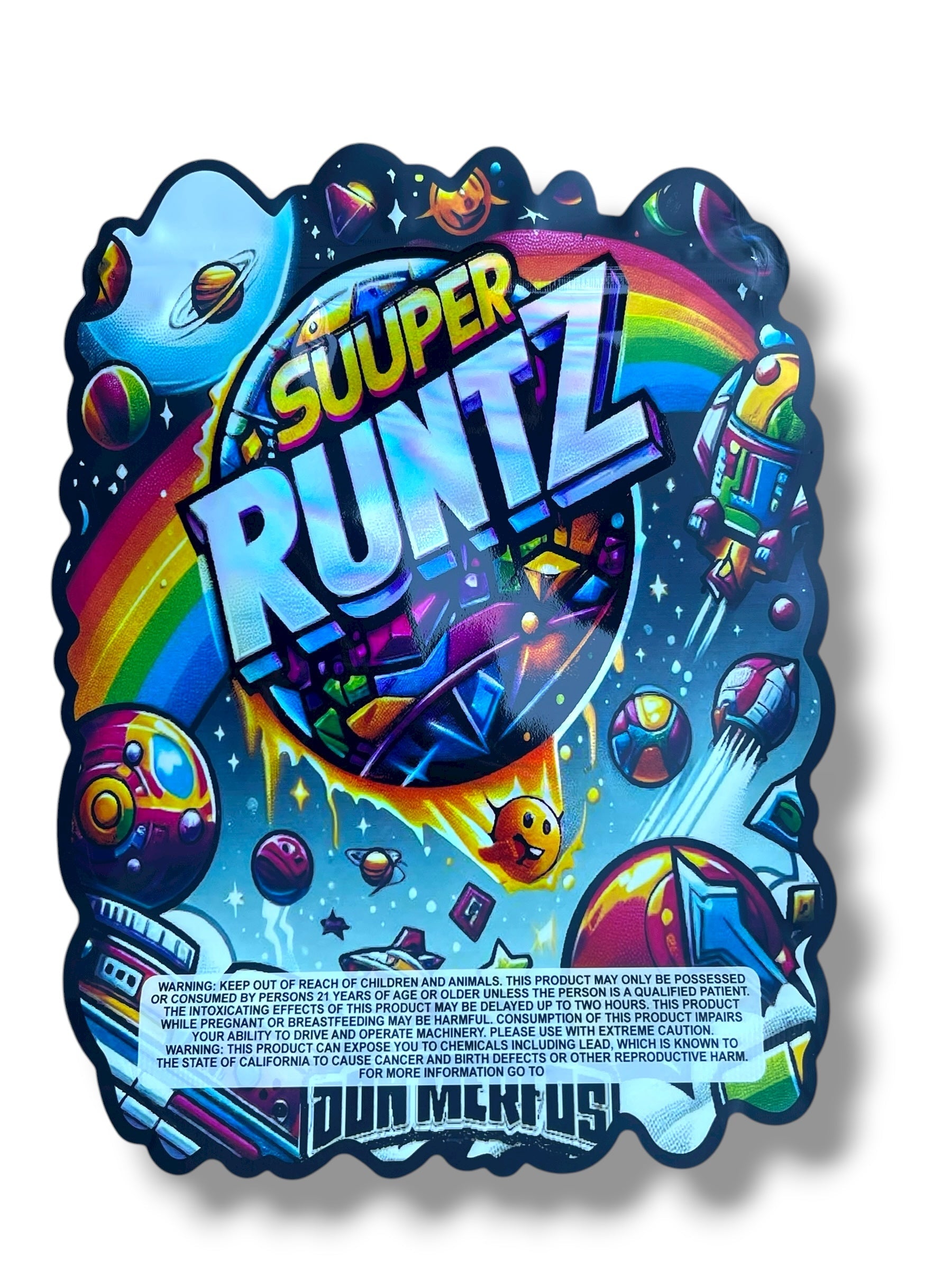 Super Runtz 1 OZ  28G Mylar empty Mylar bag 1 ounce (50 Count)
