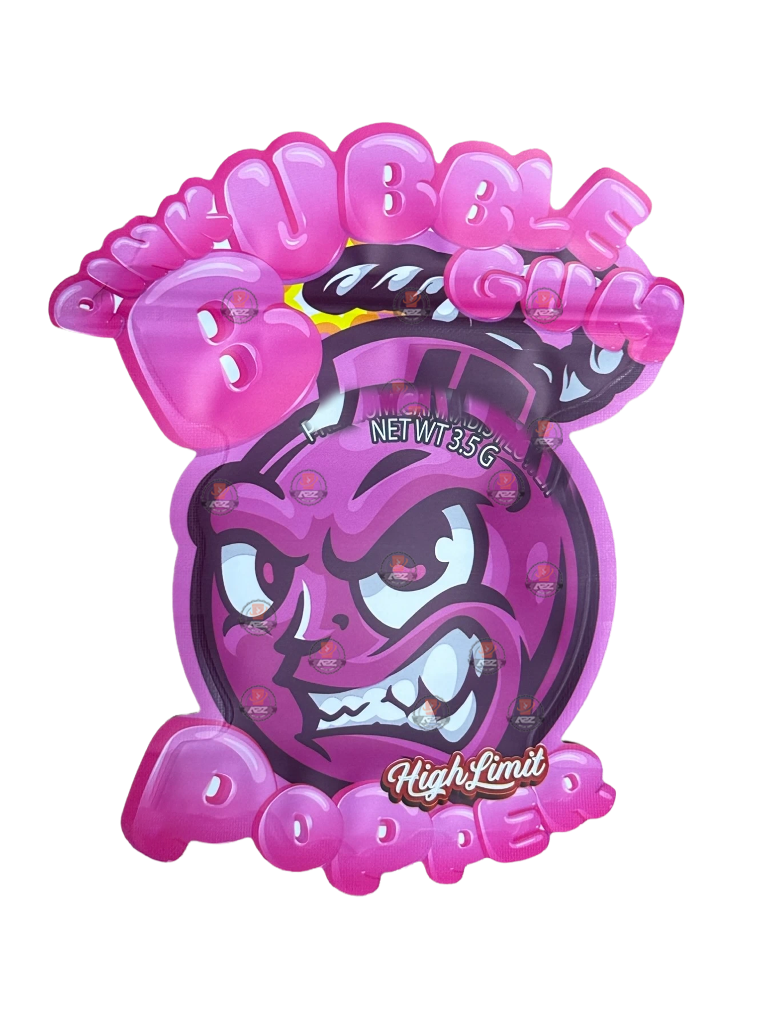 High Limit Pink Bubblegum Popper 3.5 grams Mylar Bag
