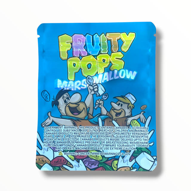 Fruity Pops Marshmallow 3.5g Mylar Bags-Packaging only