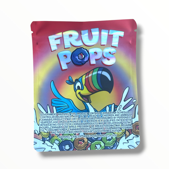 Fruit Pops 3.5g Mylar Bags-Packaging only