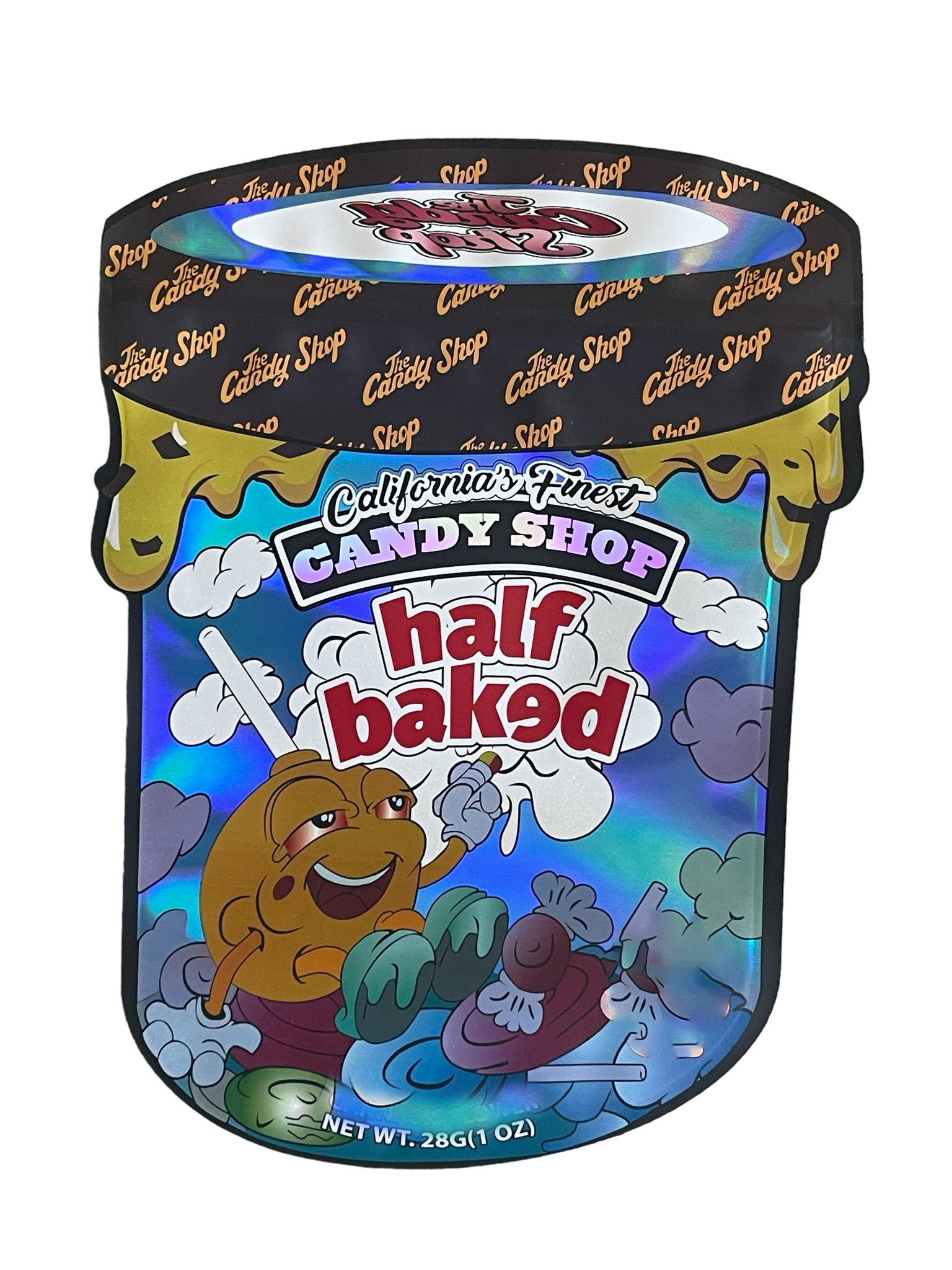 Candy Shop Half Baked Mylar Bag 1 OZ 28G (50 Count) The Candy Shop