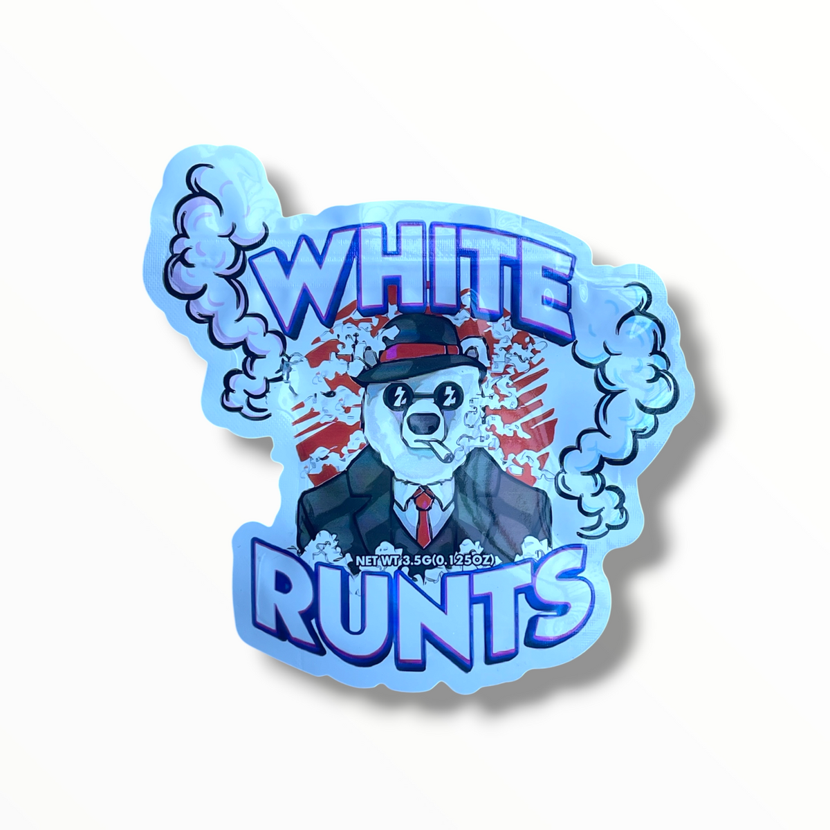 White Runtz 3.5g shape bags