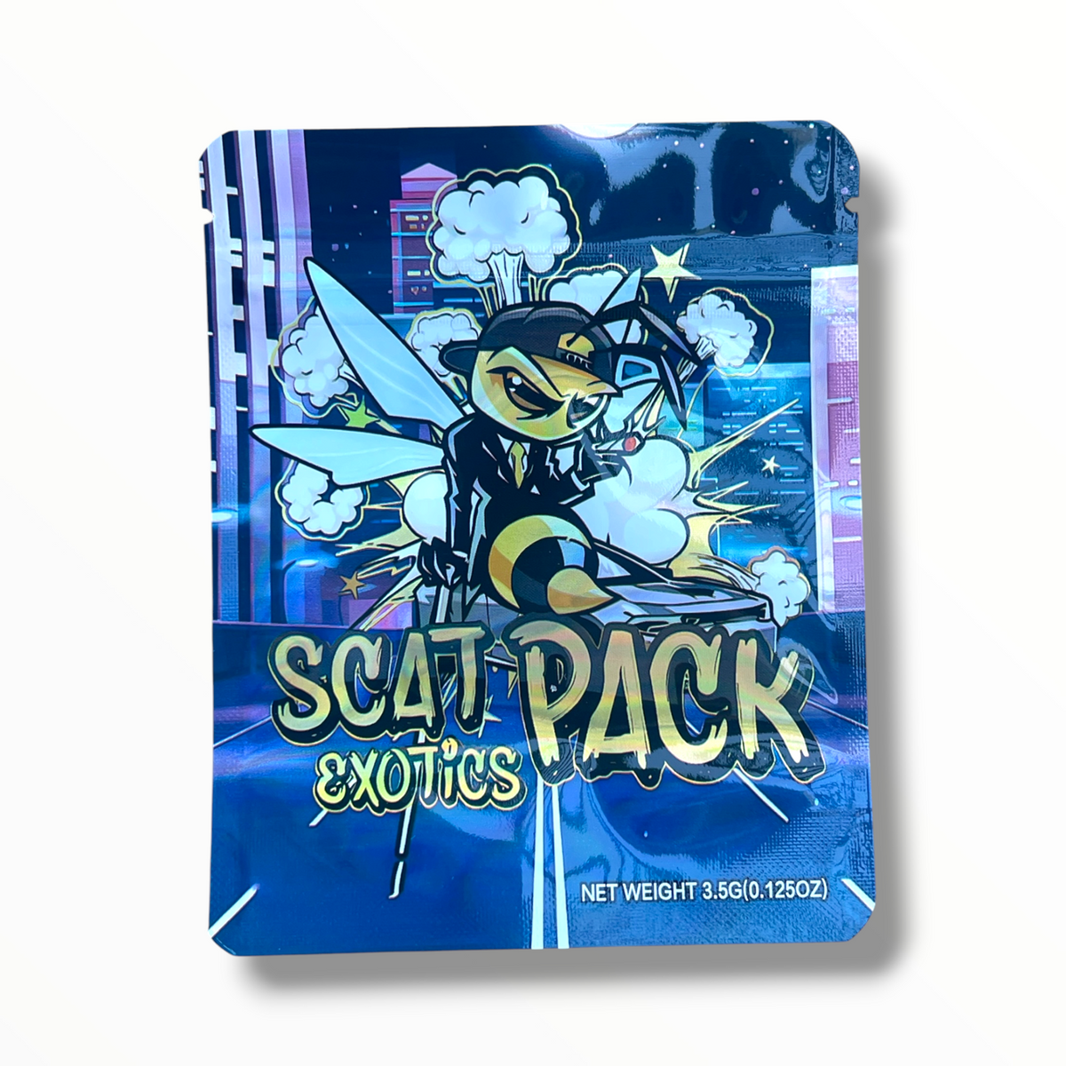Scat Pack Exotics Mylar Bags 3.5 Grams