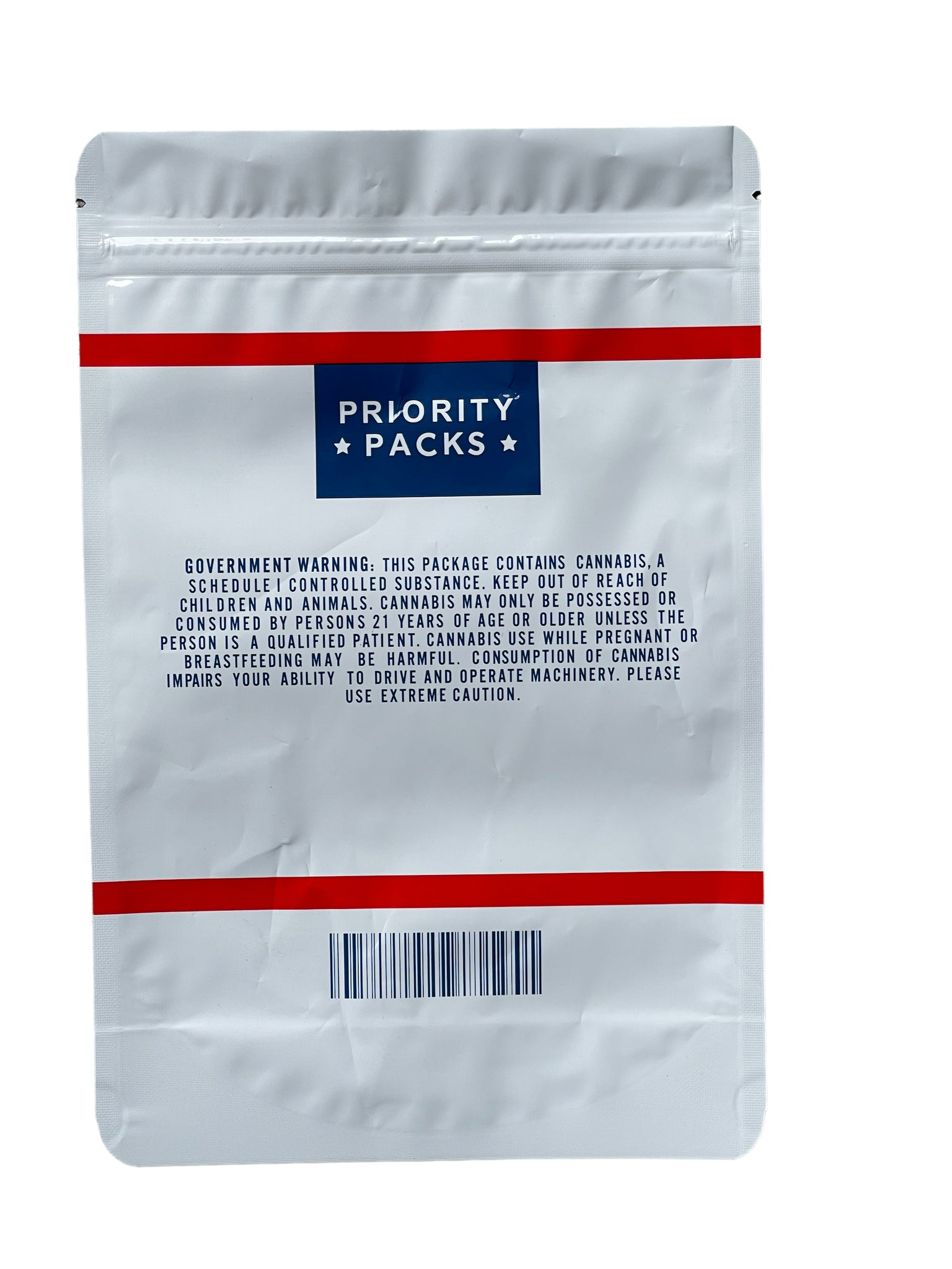 USPS Priority Mylar Bag 1 OZ 28G (50 Count) With Window