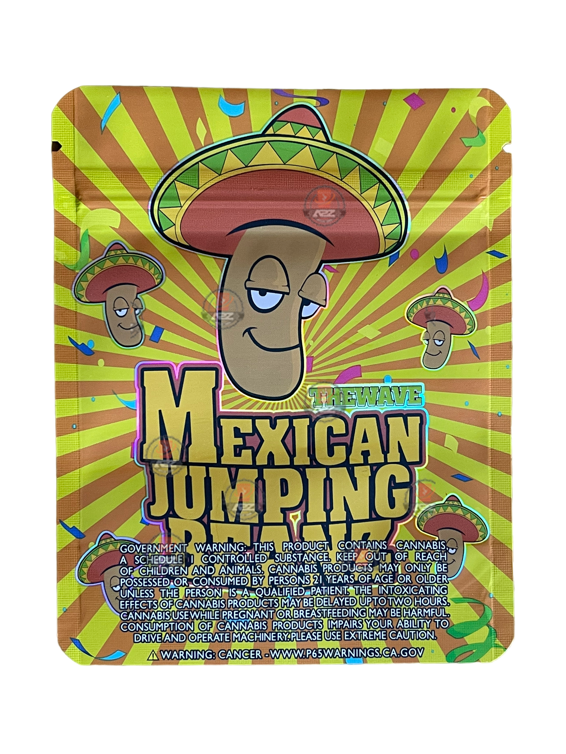 Mexican Jumping Beans Mylar Bags 3.5g The Wave