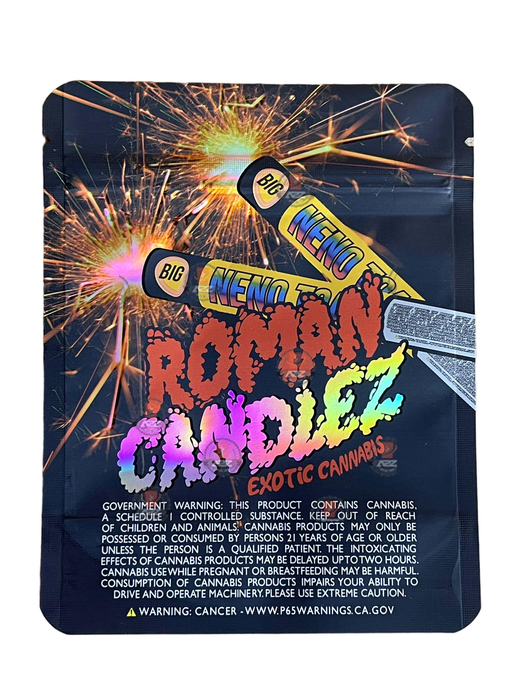 Roman Candles Mylar Bags 3.5g The Wave