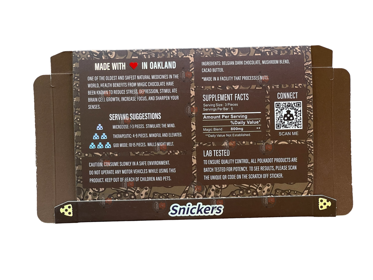 Polkadot Packaging Snickers (Master Box Included) Packaging Only