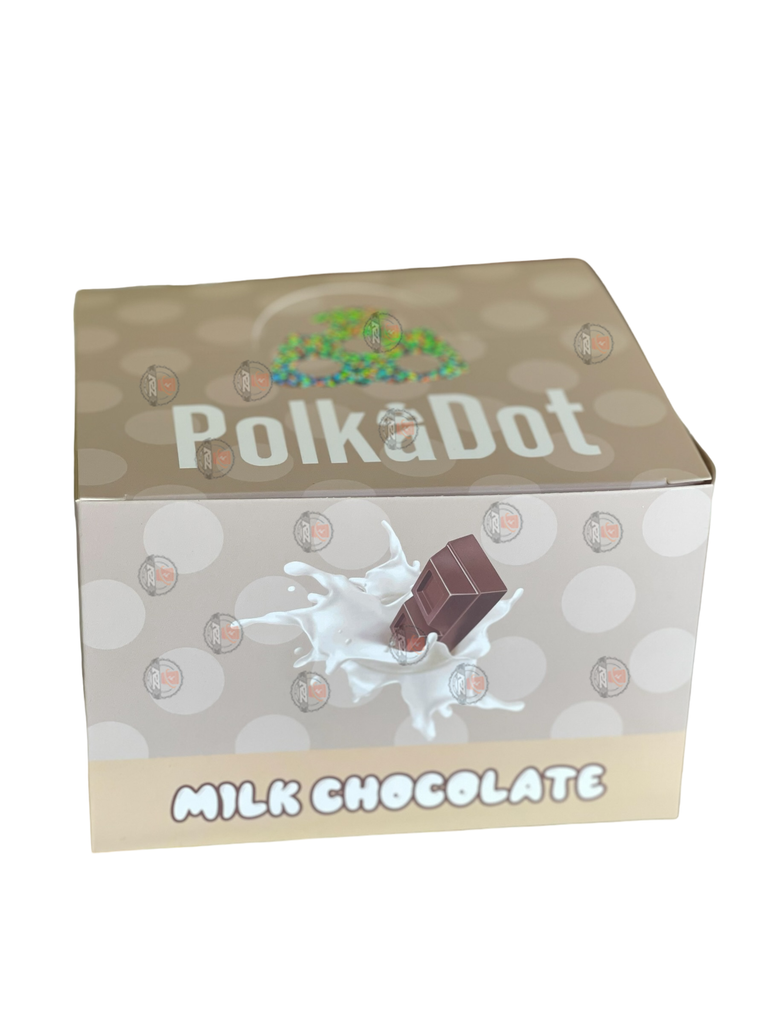 Polkadot Packaging Milk Chocolate (Master Box Included) Packaging Only