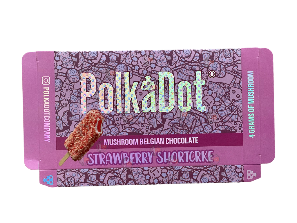 Polkadot Chocolate Packaging Strawberry Shortcake