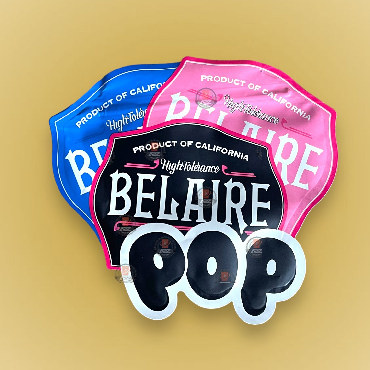 Belaire POP 3.5 G Mylar Bags-High Tolerance Packaging Only