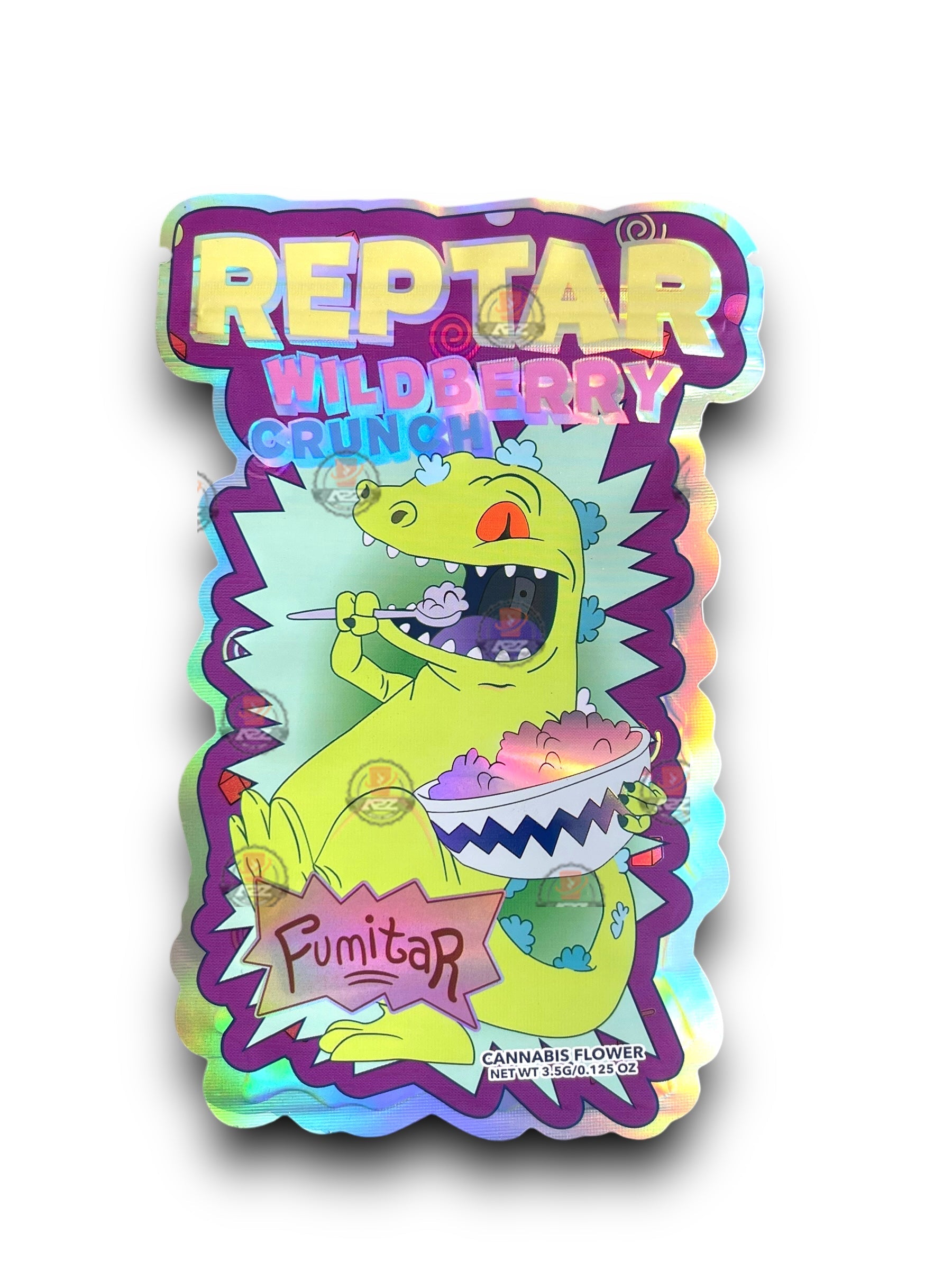 Fumitar Reptar Wildberry Crunch Mylar Bags 3.5g Holographic