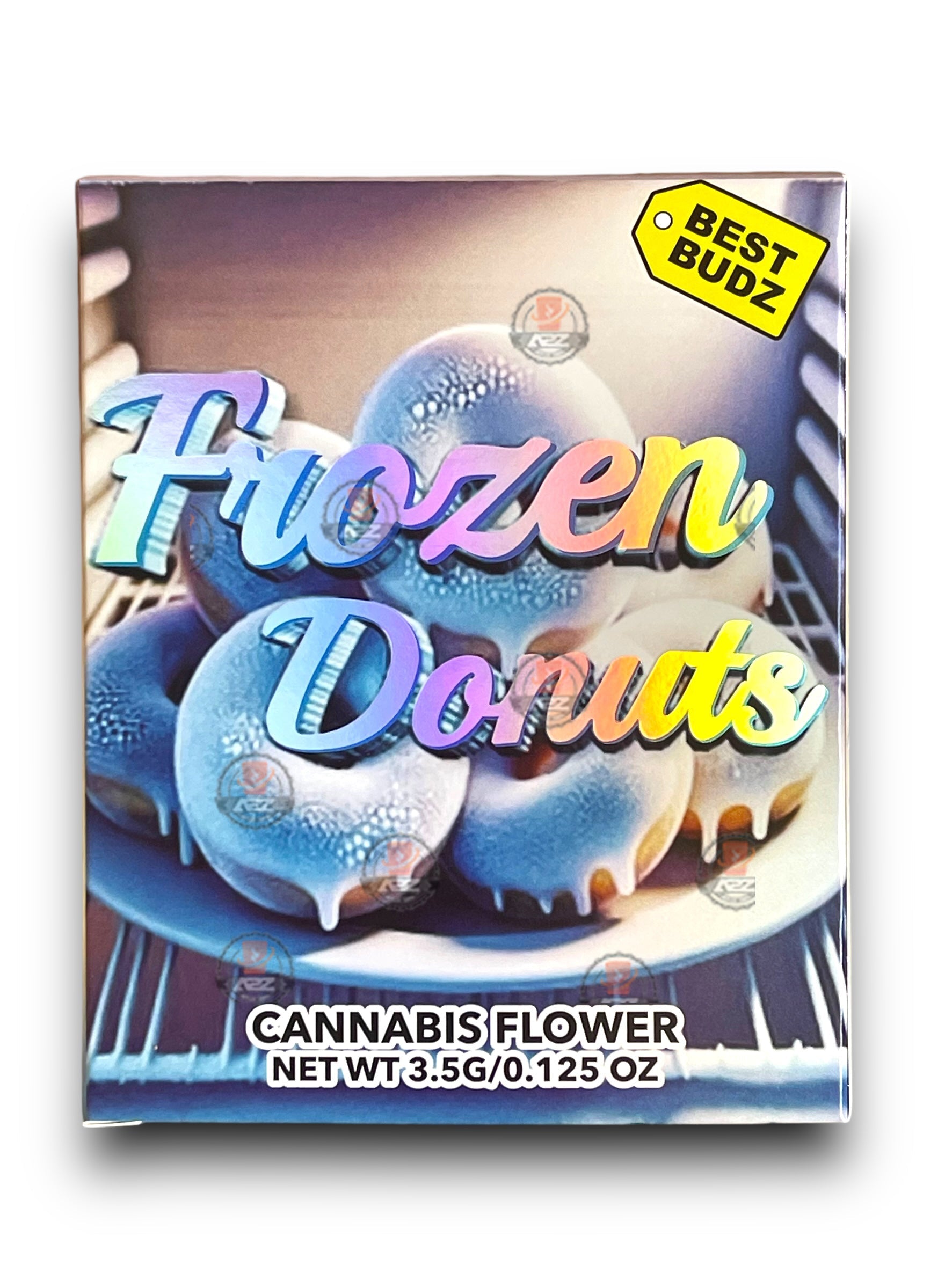 Best Budz Frozen Donuts Mylar Bags with Boxes 3.5g Box Packaging Holographic