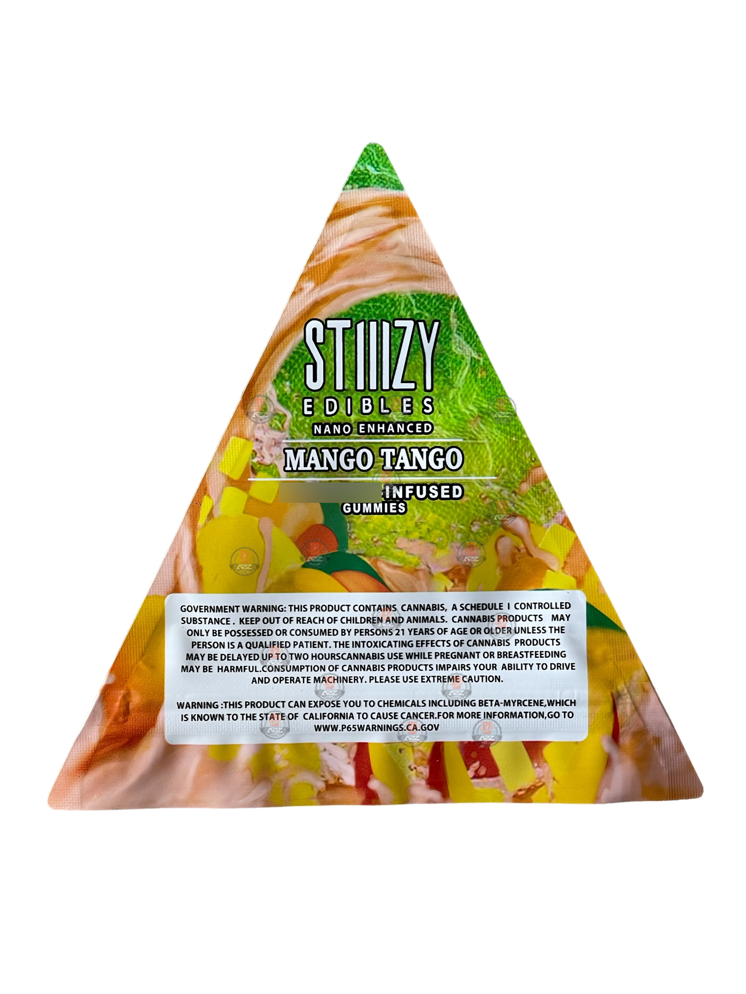 Stiiizy Mango Tango 3.5g Mylar Bag