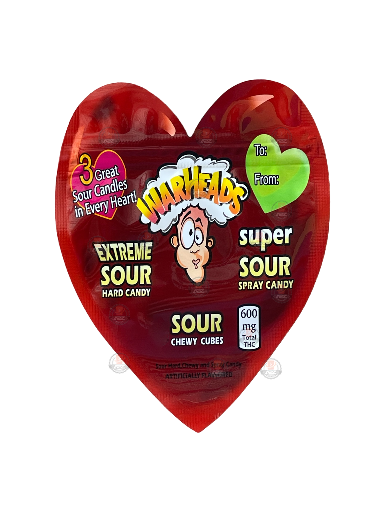 Warheads Super Sour 3.5g Mylar Bag Extreme Sour