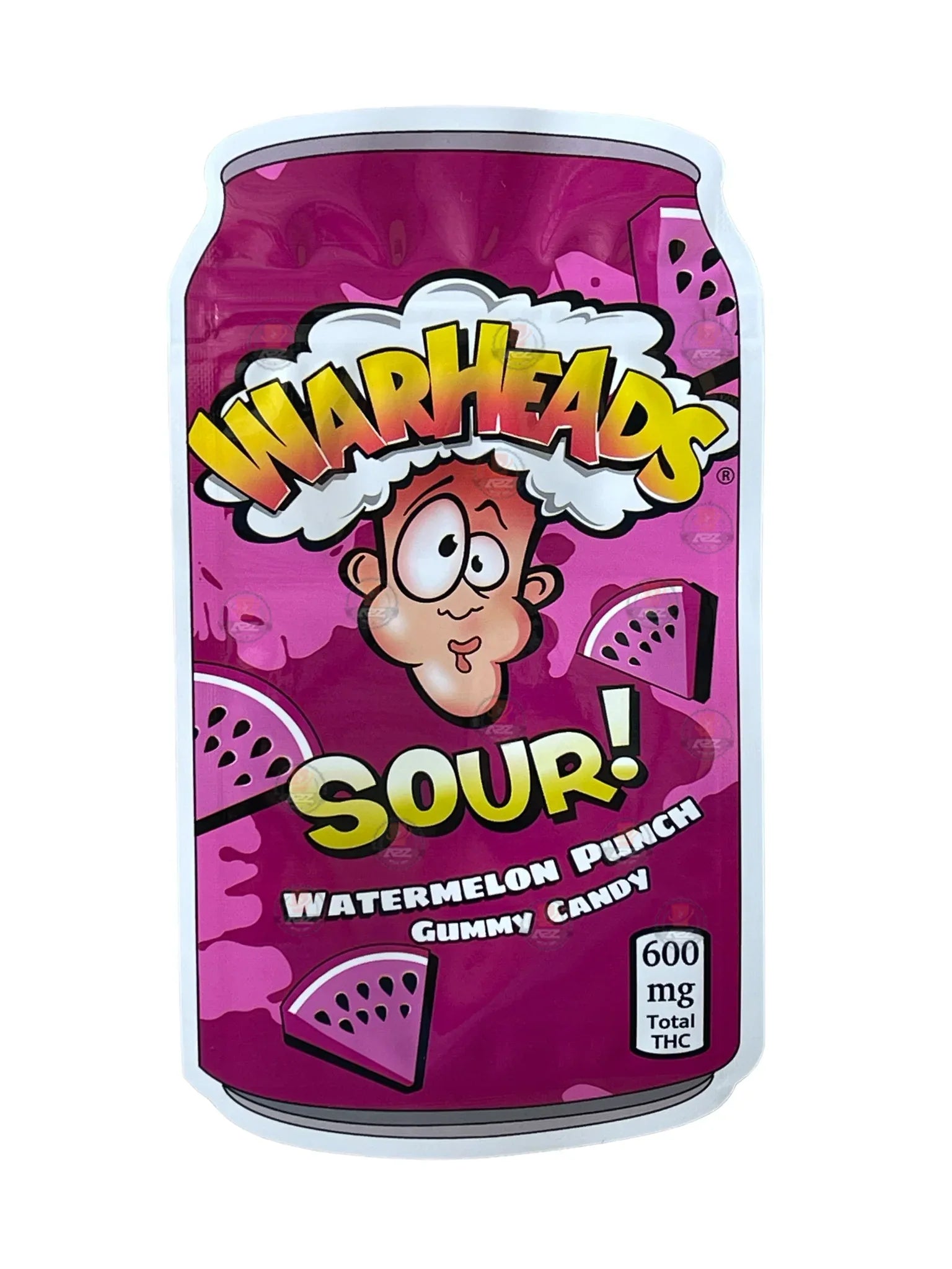 Warheads Sours Watermelon Punch 3.5g Mylar Bag - Black Unicorn Hub
