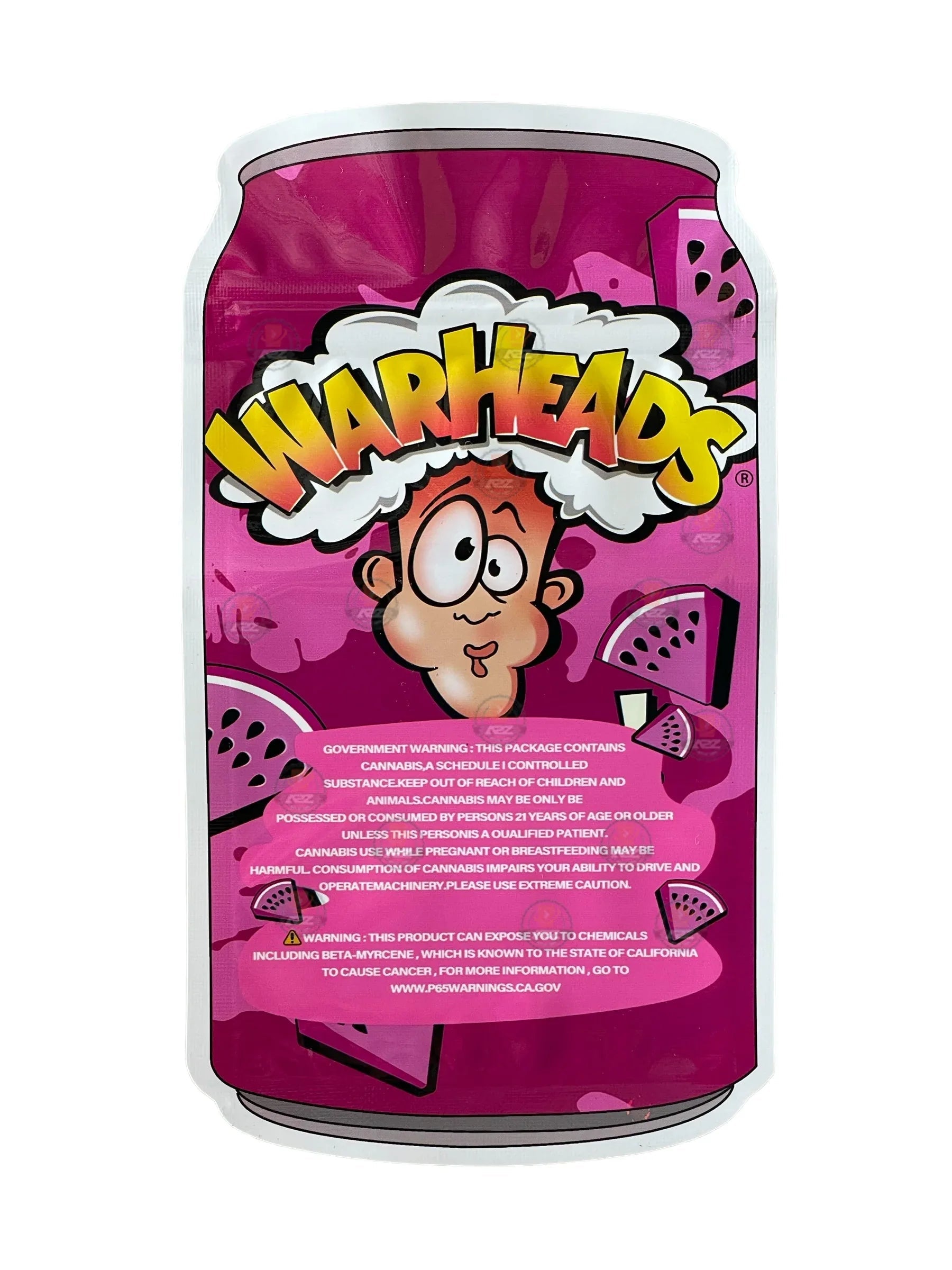 Warheads Sours Watermelon Punch 3.5g Mylar Bag - Black Unicorn Hub