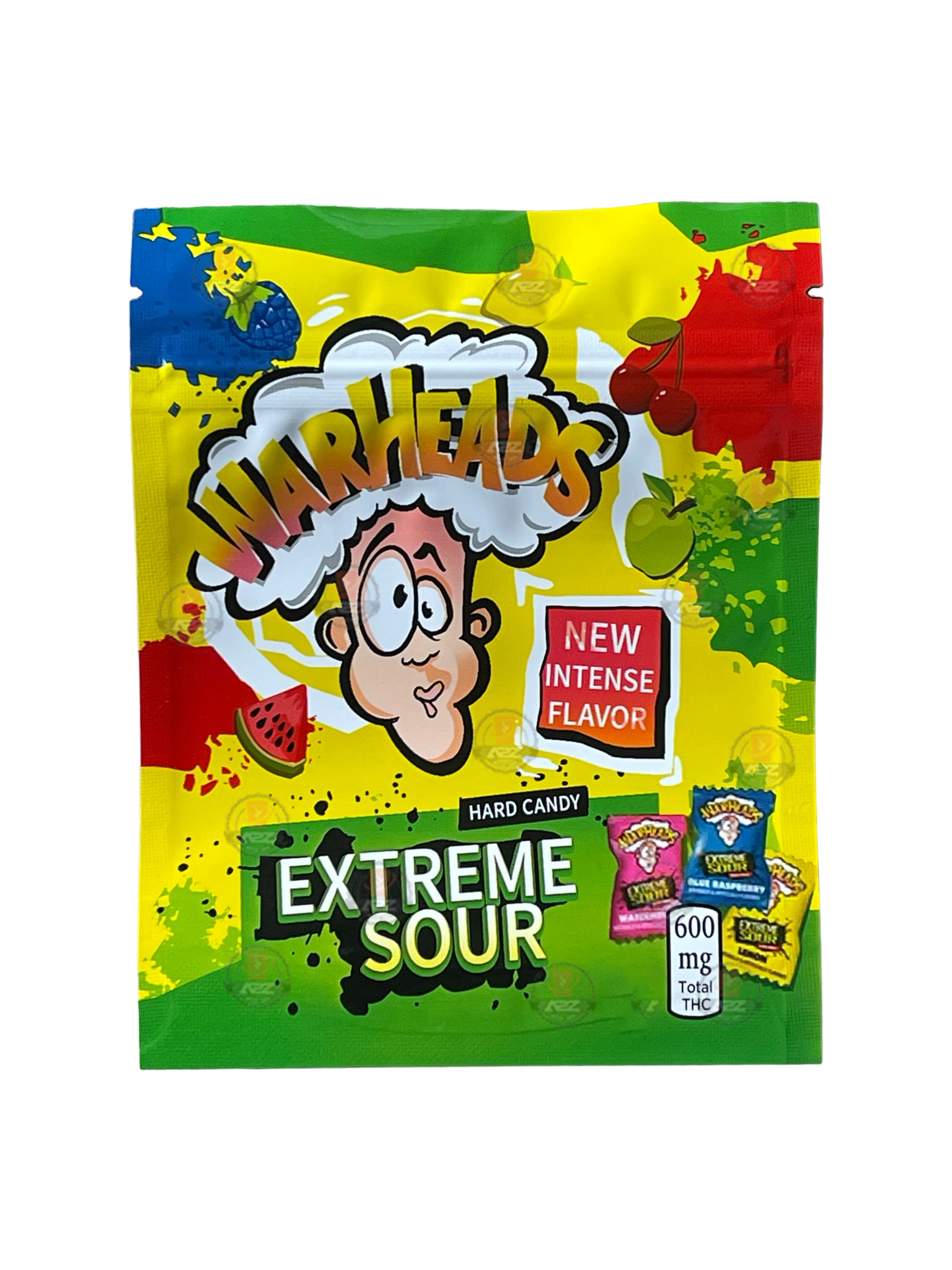 Warheads Extreme Sour 3.5g Mylar Bag