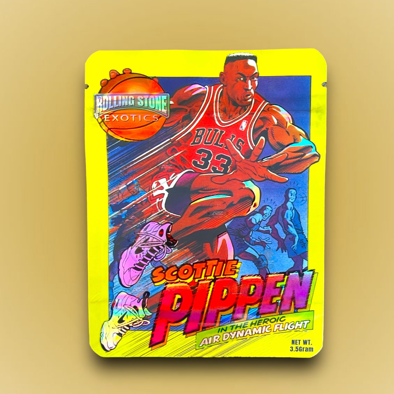 Scotti Pippen 3.5G Mylar Bags-Rolling Stone Exotics