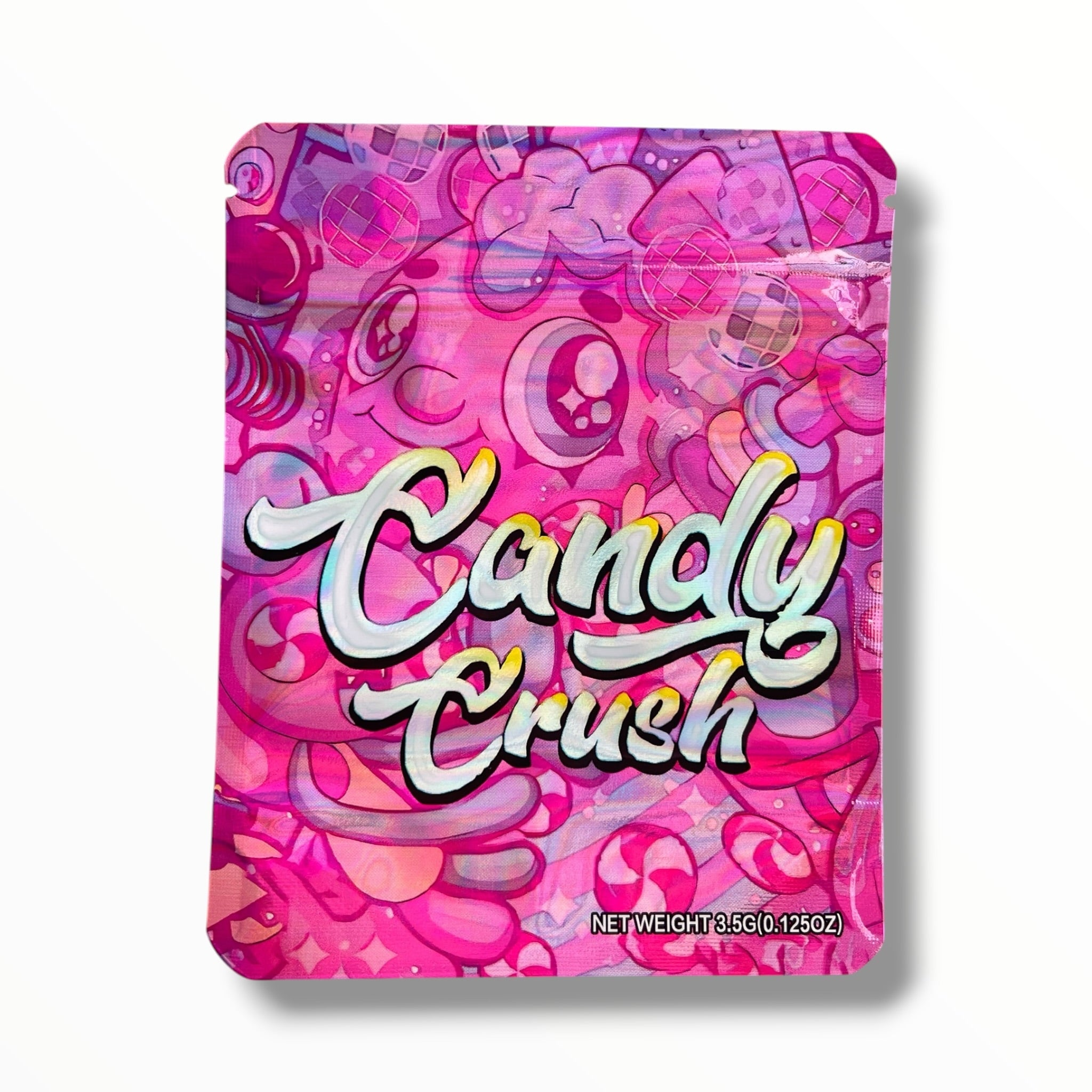 50 Different Designs 3.5g Mylar Bags – One of Each Design – Assorted Smell Proof Foil Bags – Variety Pack