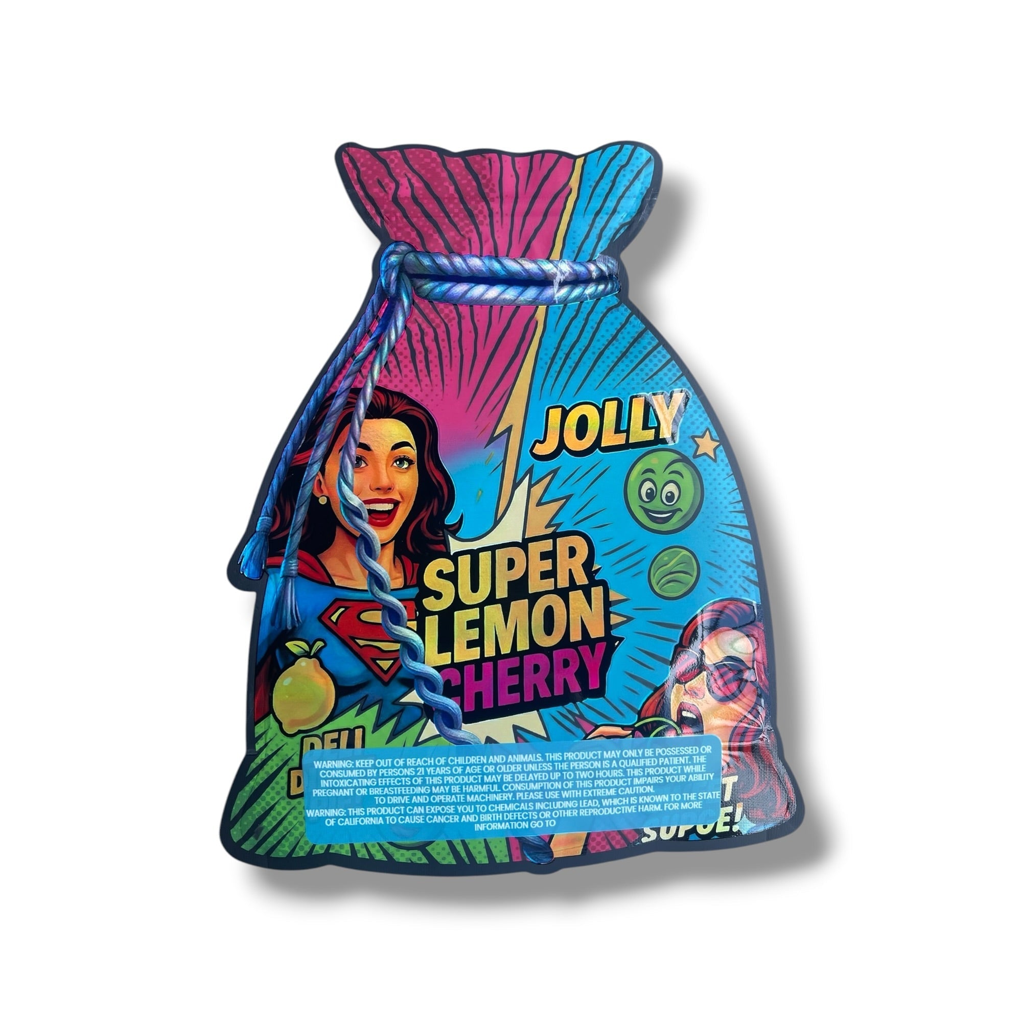 Super Lemon Cherry 1 OZ 28G empty Mylar bag 1 ounce (50 Count)