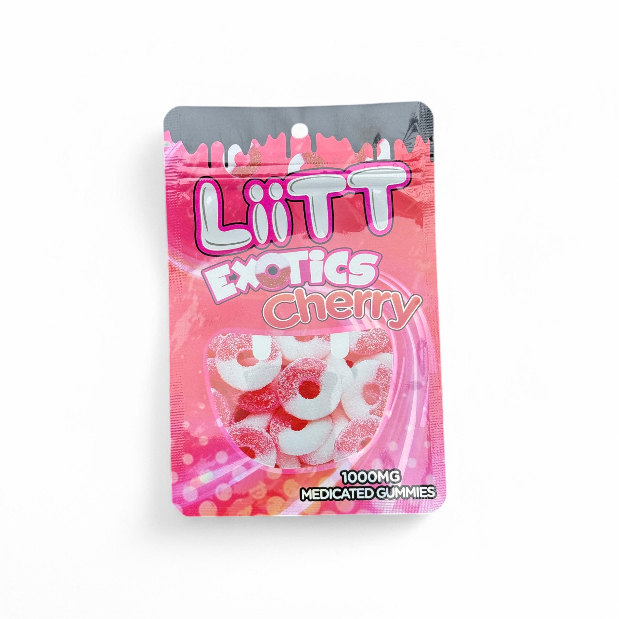 Liitt Exotics Cherry 3.5g Mylar Bag 1000MG (Packaging Only)