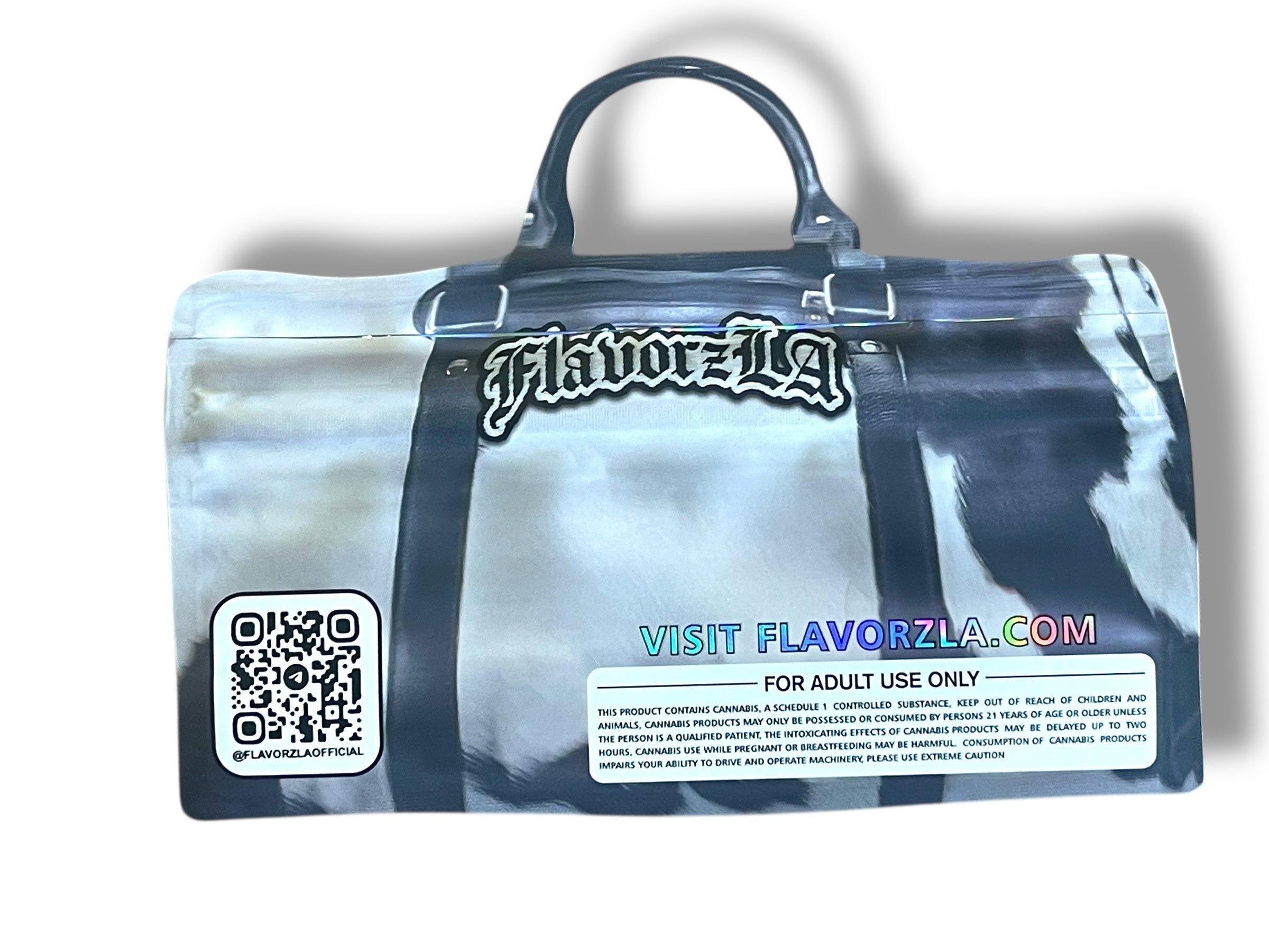 Flavroz LA Cash Cow Crop Mylar Bag 3.5g shape bags