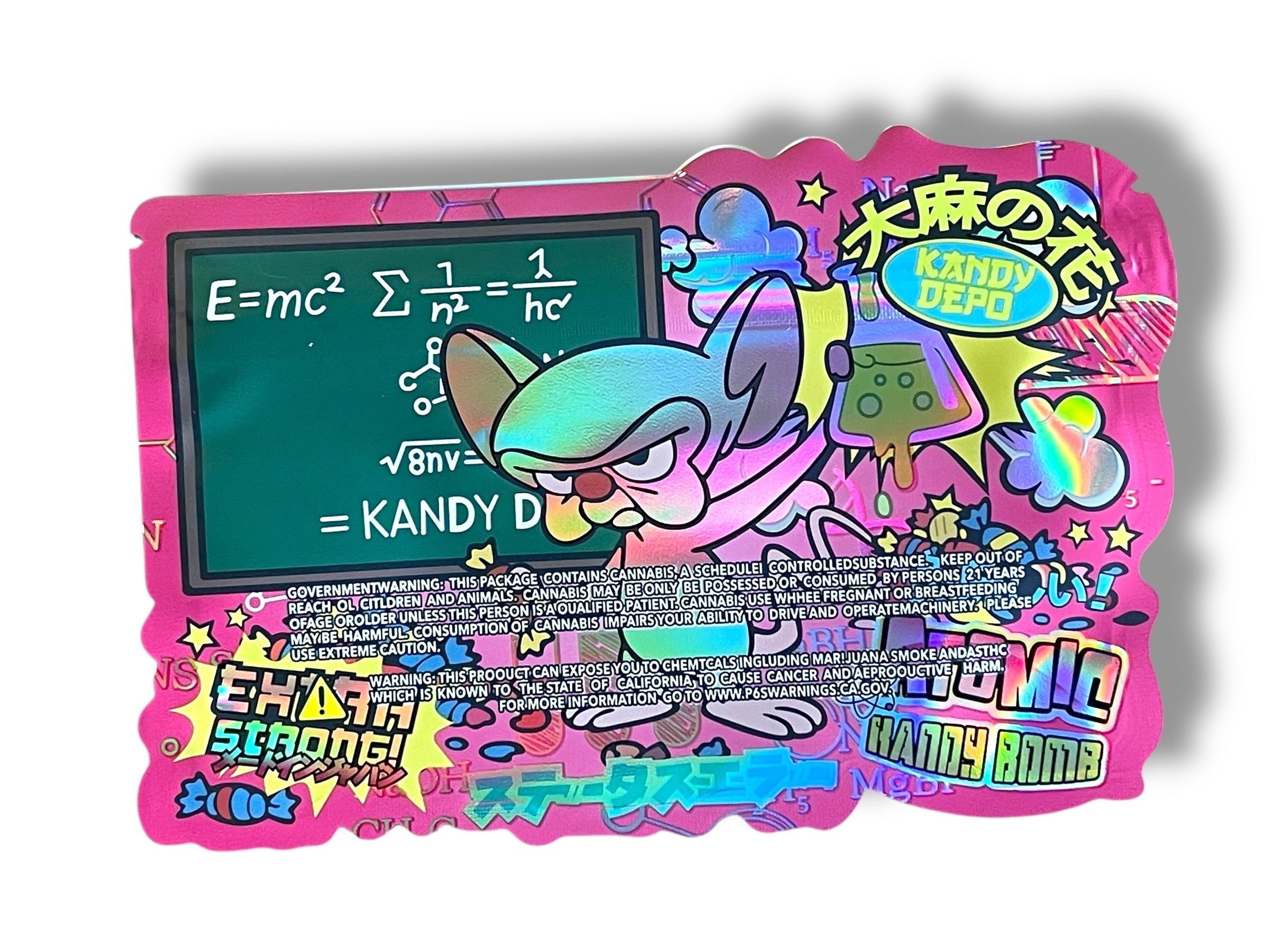 Atomic Kandy Bomb Mylar Bag 3.5g shape bags Kandy Depot