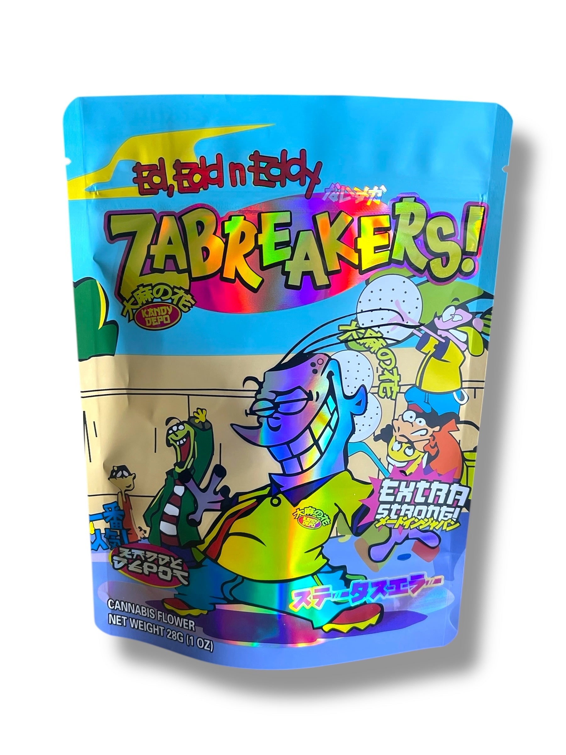 Kandy Depo ZaBreakers 1 OZ  28G empty Mylar bag 1 ounce (50 Count)