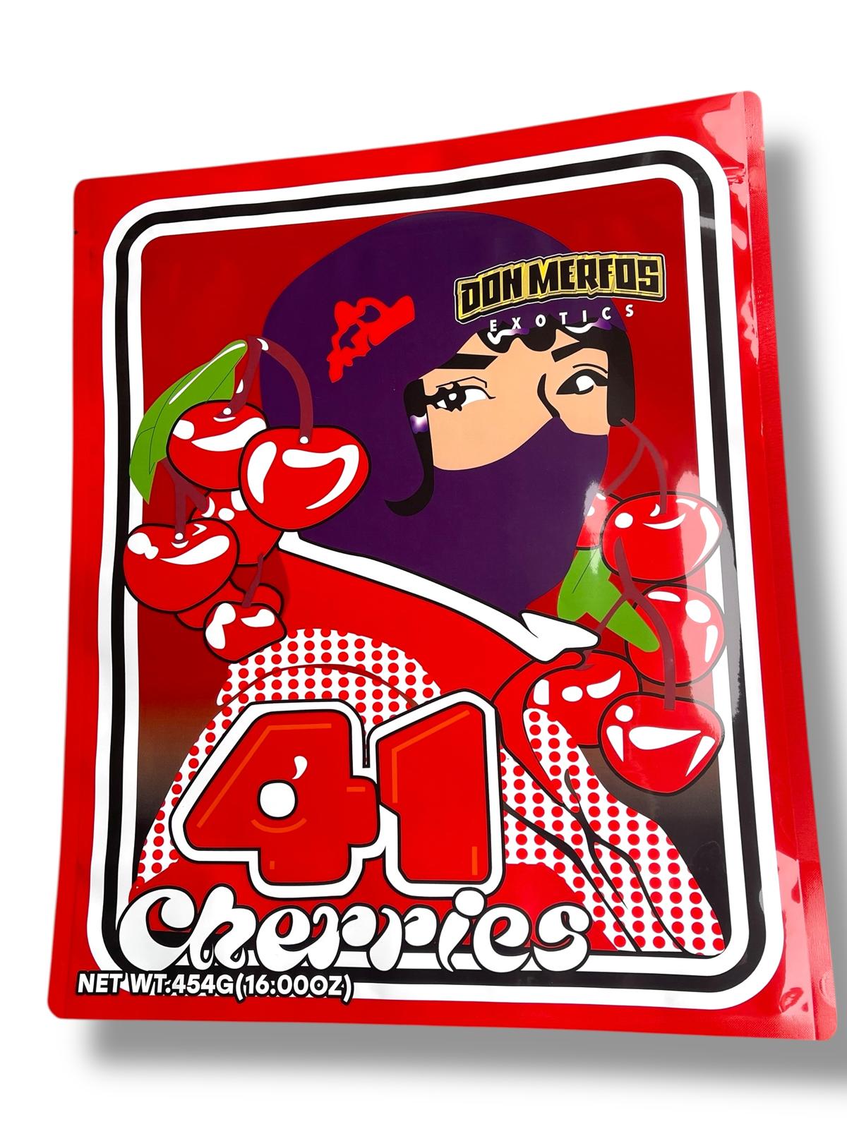 41 Cherries Mylar Bag (Large) 1 LBS - 16OZ (454g) Don Merfos