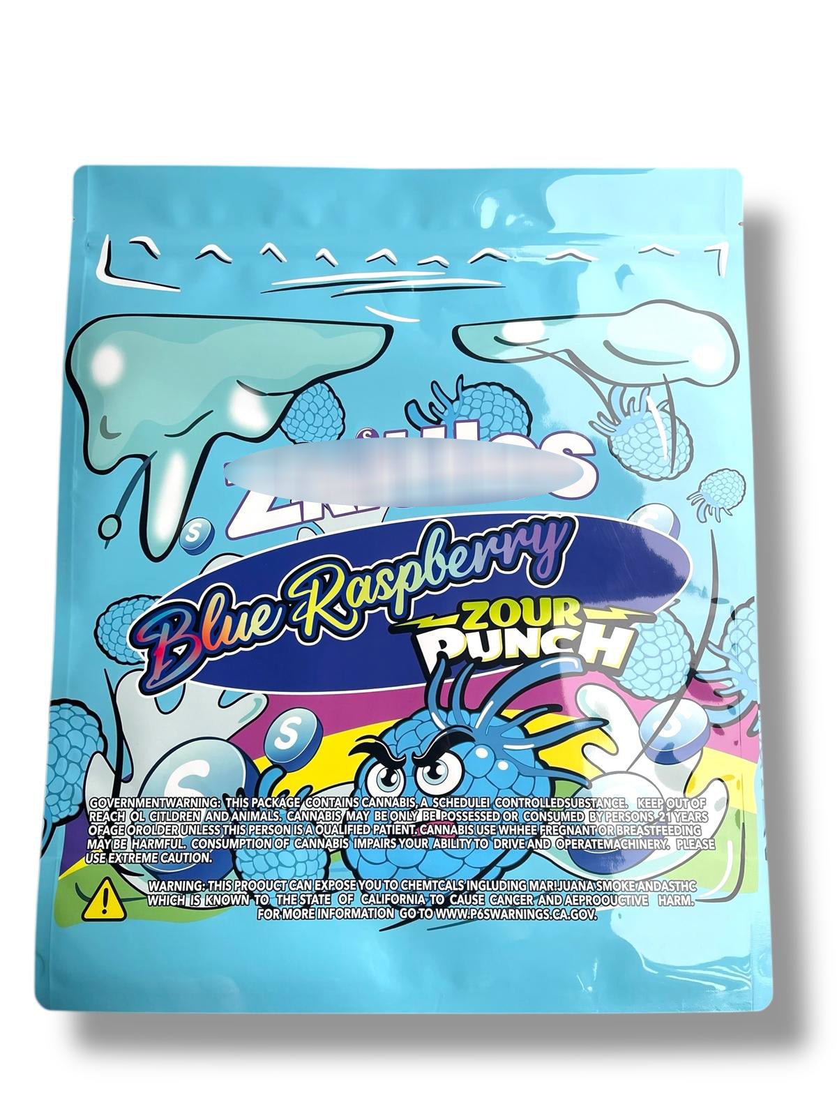 Blue Raspberry Zour Punch (Large) 1 LBS - 16OZ (454g)