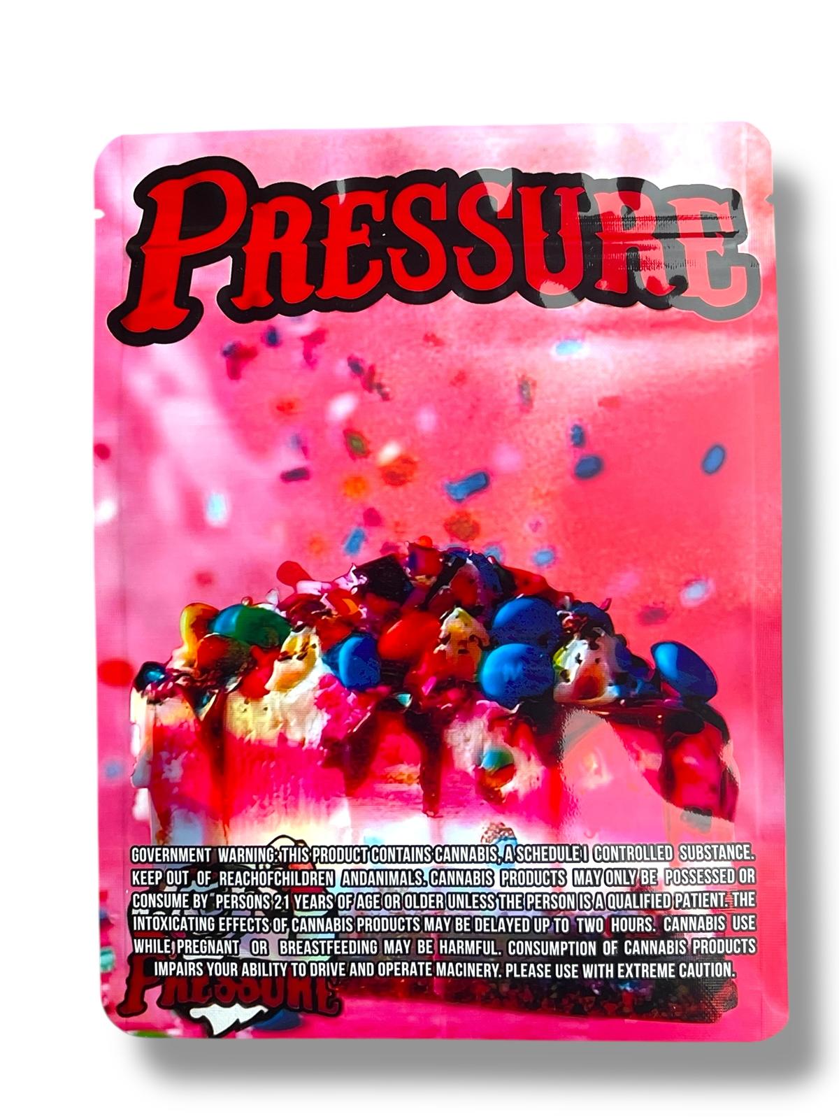 Pressure Cheescake 1 OZ  28G empty Mylar bag 1 ounce (50 Count)