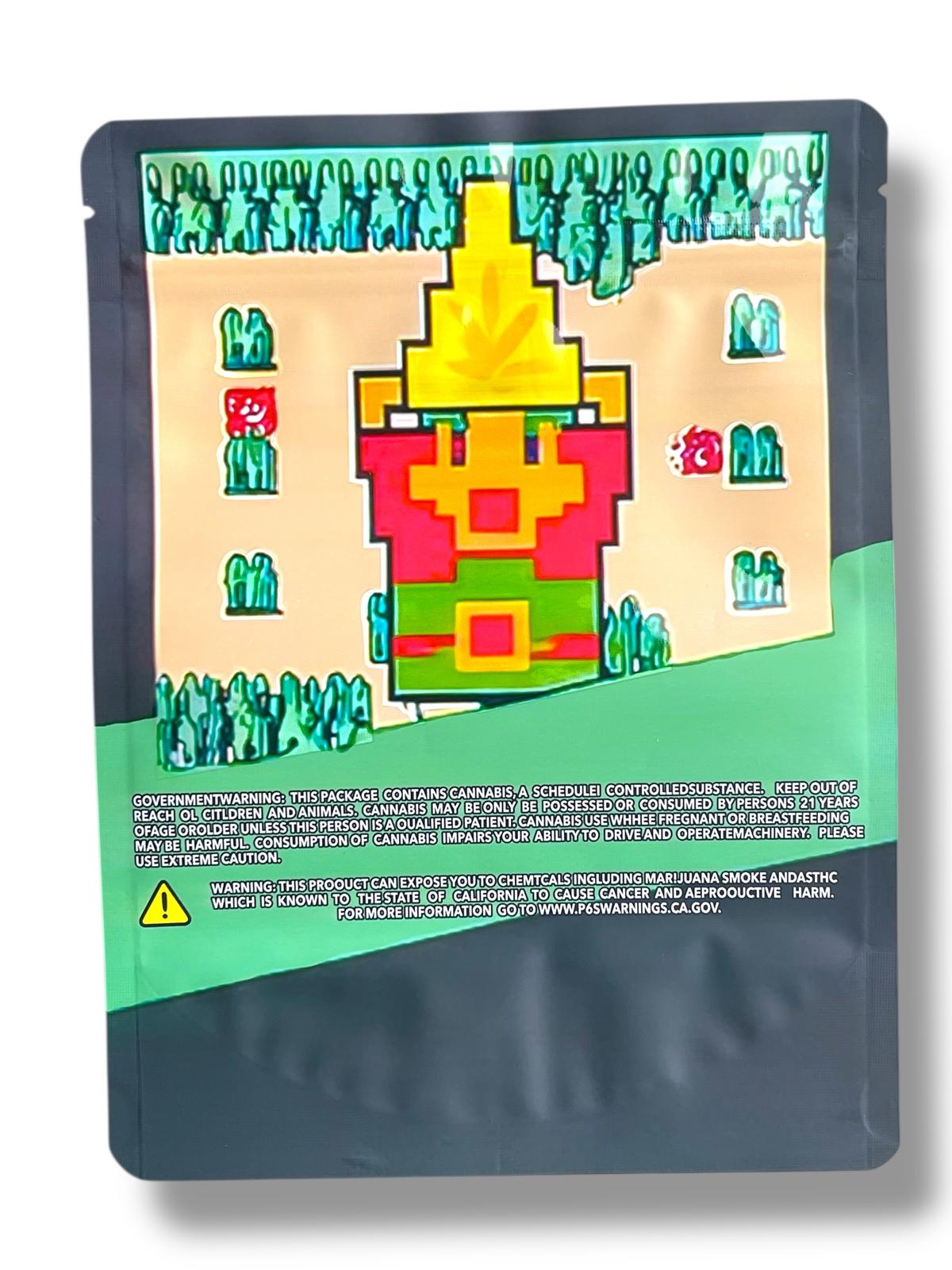 Legend of ZA Pack 1 OZ  28G empty Mylar bag 1 ounce (50 Count) Zatendo