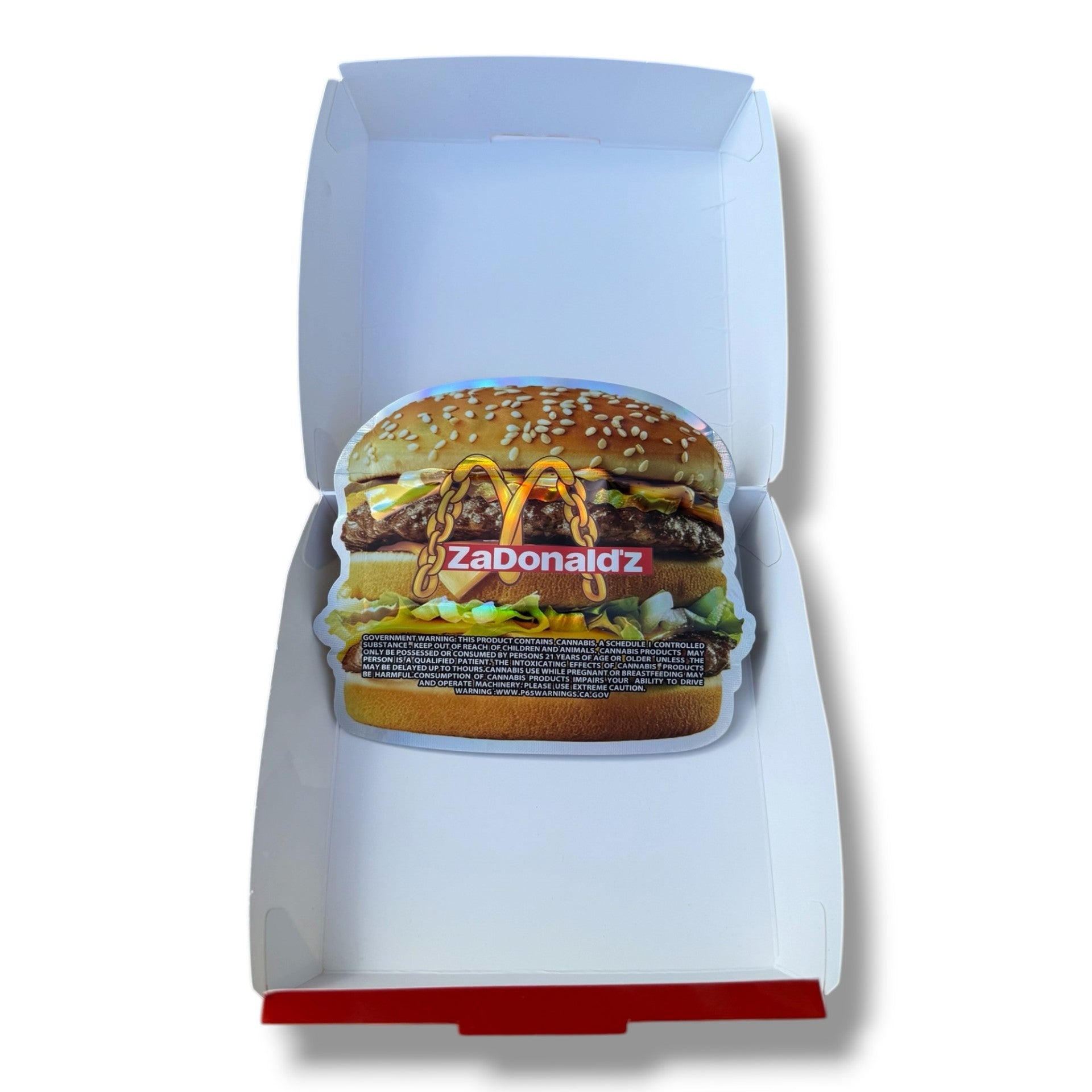 ZaDonaldz Big Smack Mylar Bags with Boxes 3.5g Box Packaging