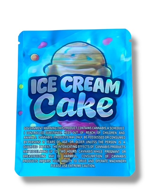 Ice Cream Cake 3.5g Mylar Bag- Packaging Only