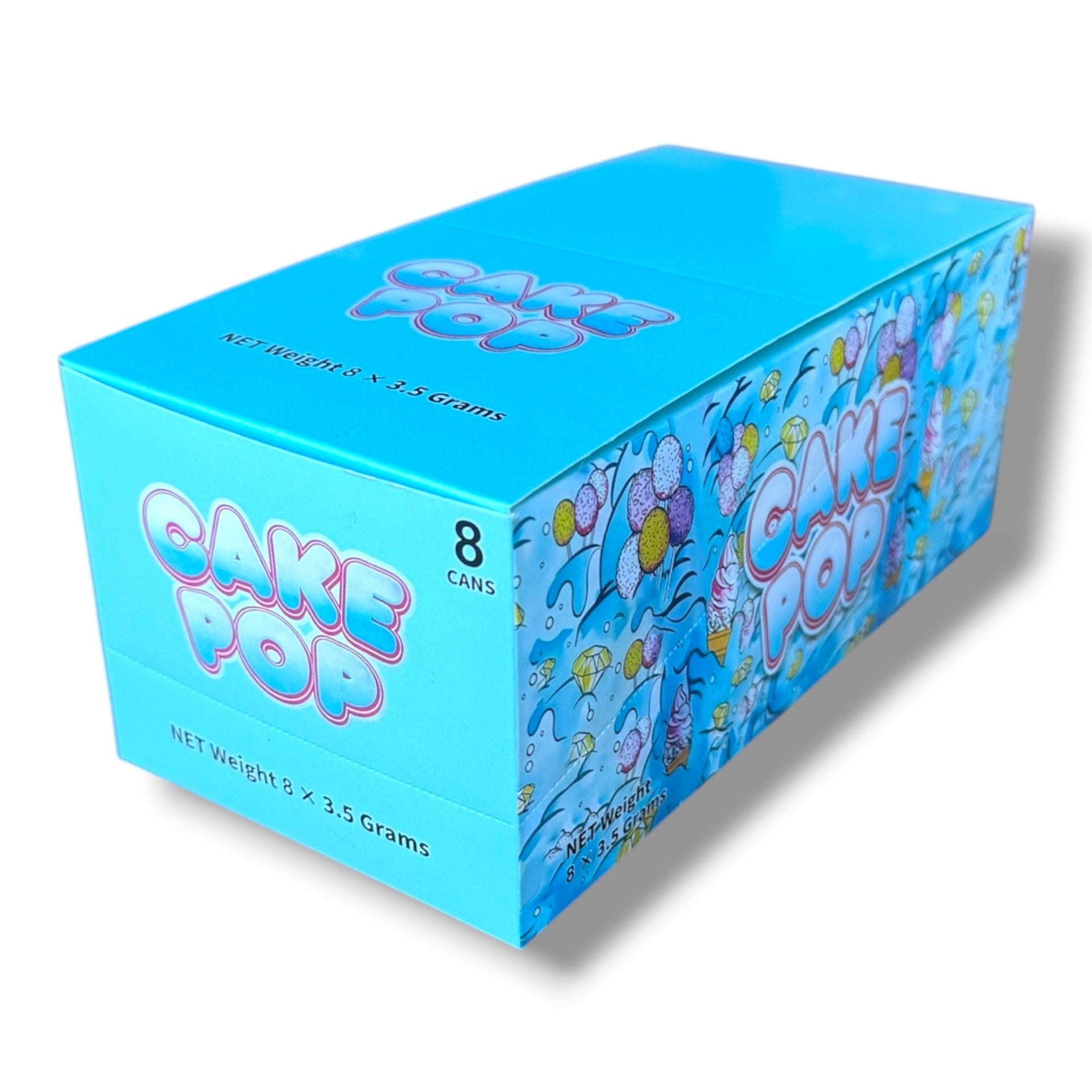 Cake Pop 3.5g Cans - 8 cans in box