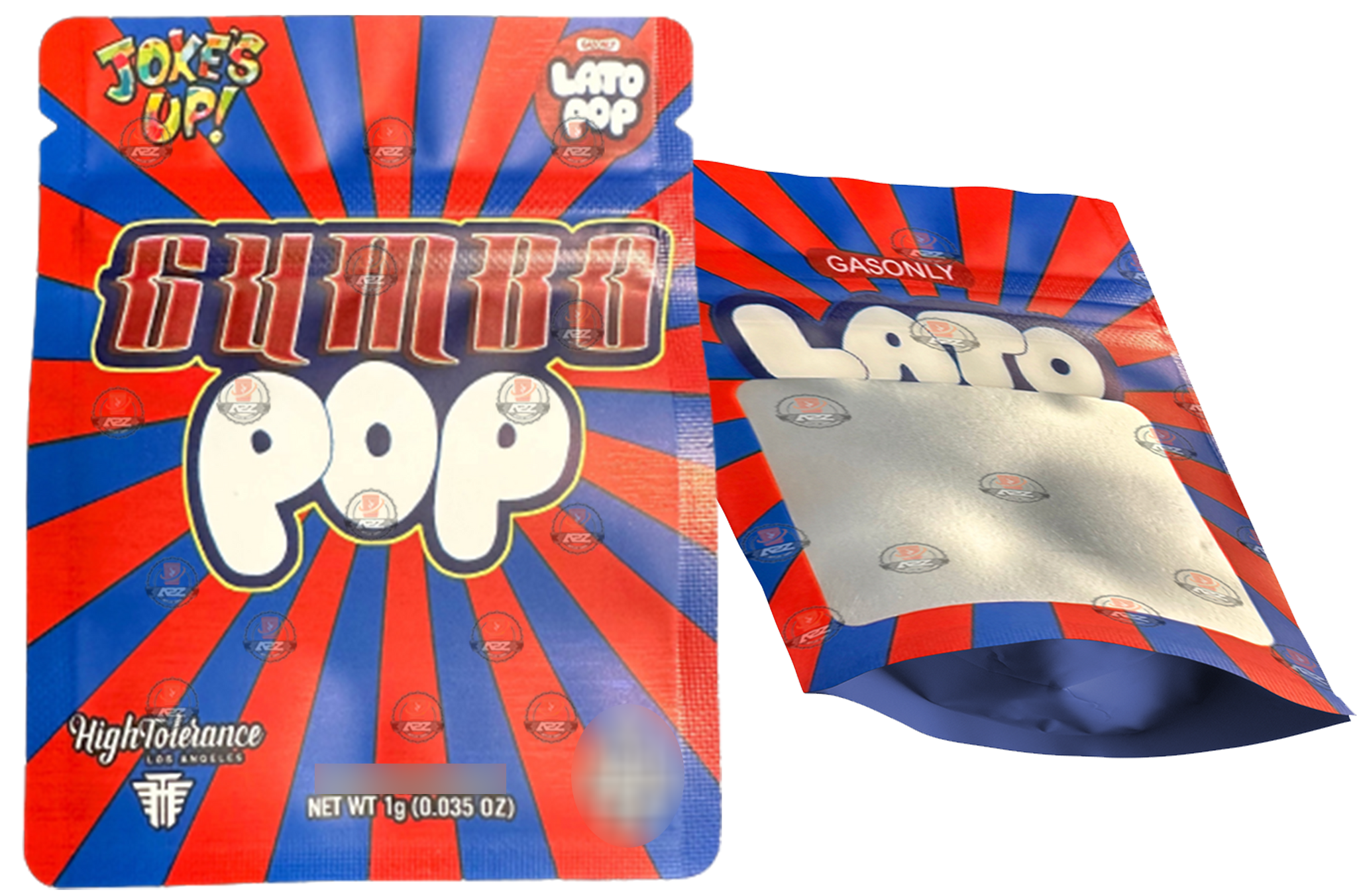 Gumbo POP 1 Gram Mylar bag Lato POP Packaging Only