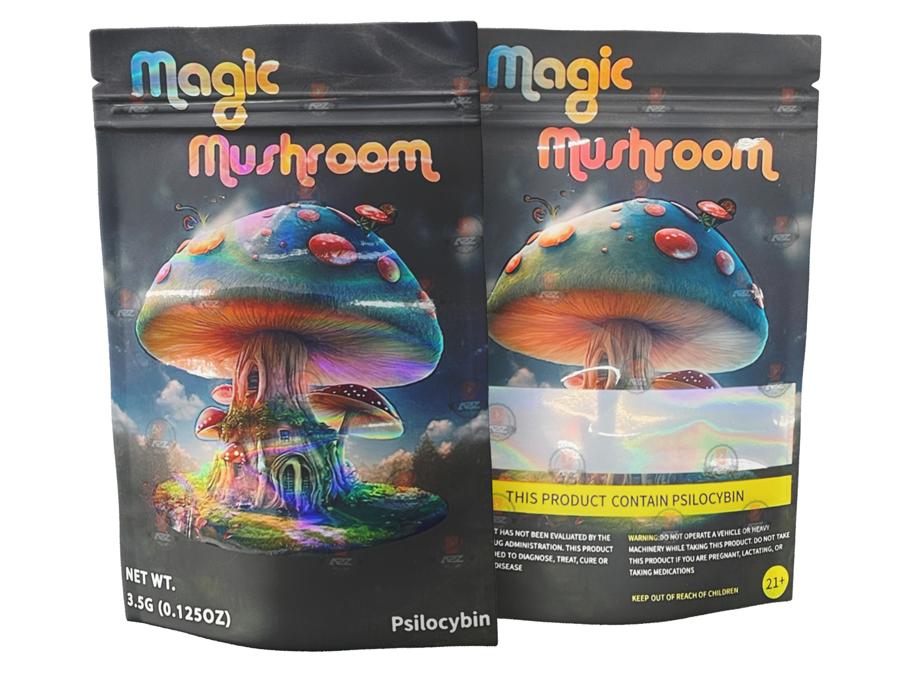 Magic Mushroom Mylar bags Empty Packaging #5