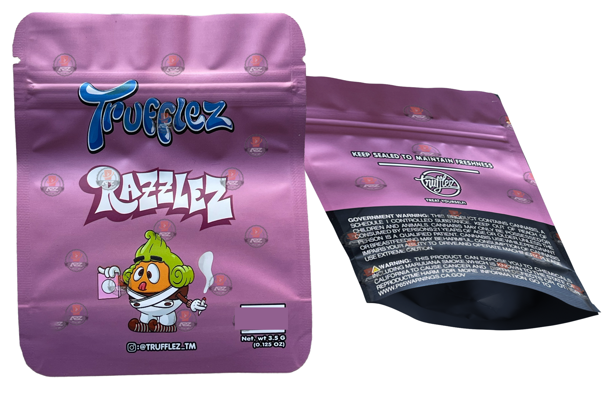 Priority Mylar bag 3.5g Smell Proof Airtight Mylar Bag