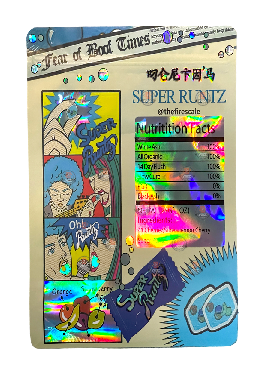 Don Merfos Super Runtz 1 OZ 28G Mylar Bag 50 Count