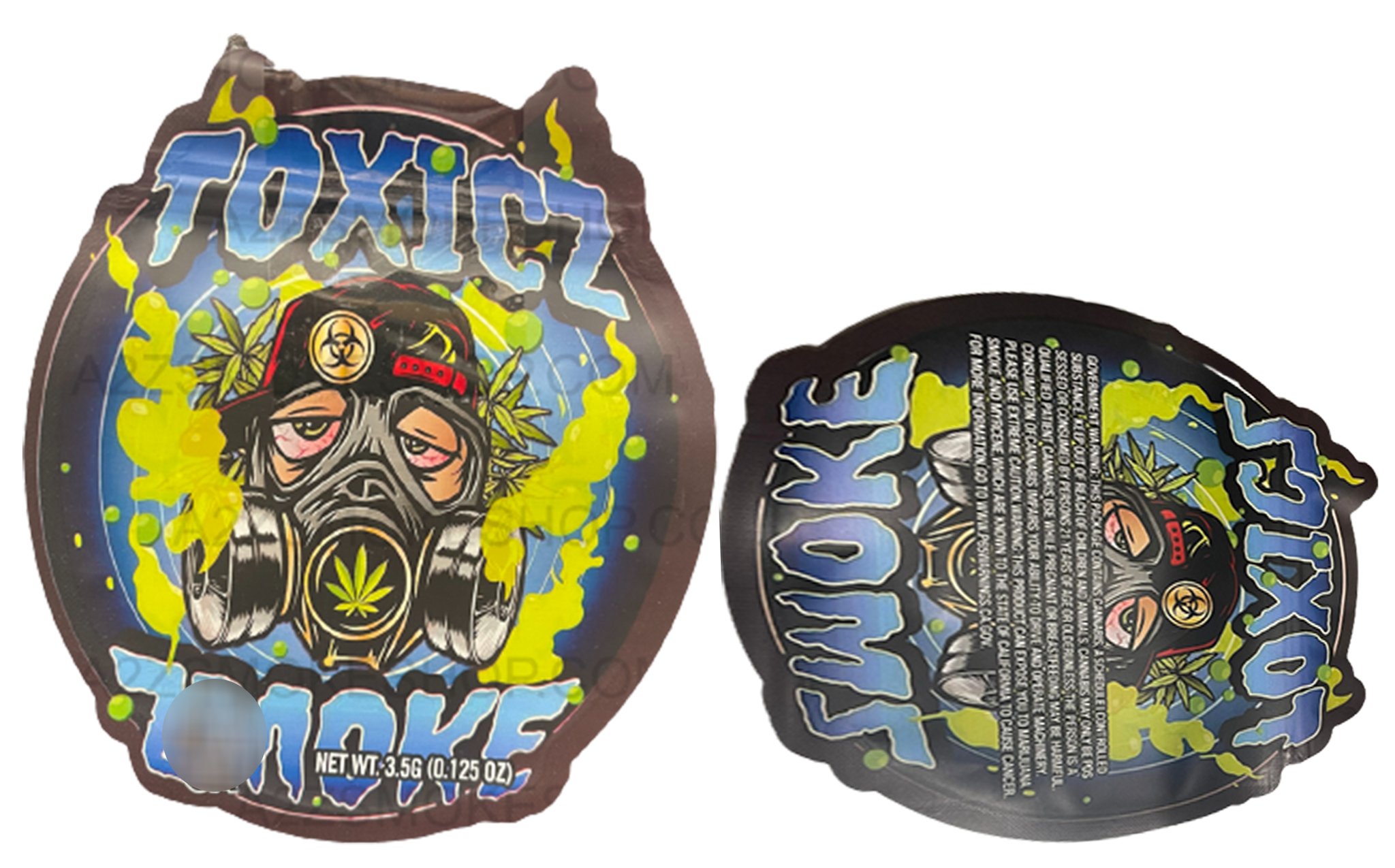 Toxicz Zmoke cut out Mylar bag 3.5g Can use for any strain