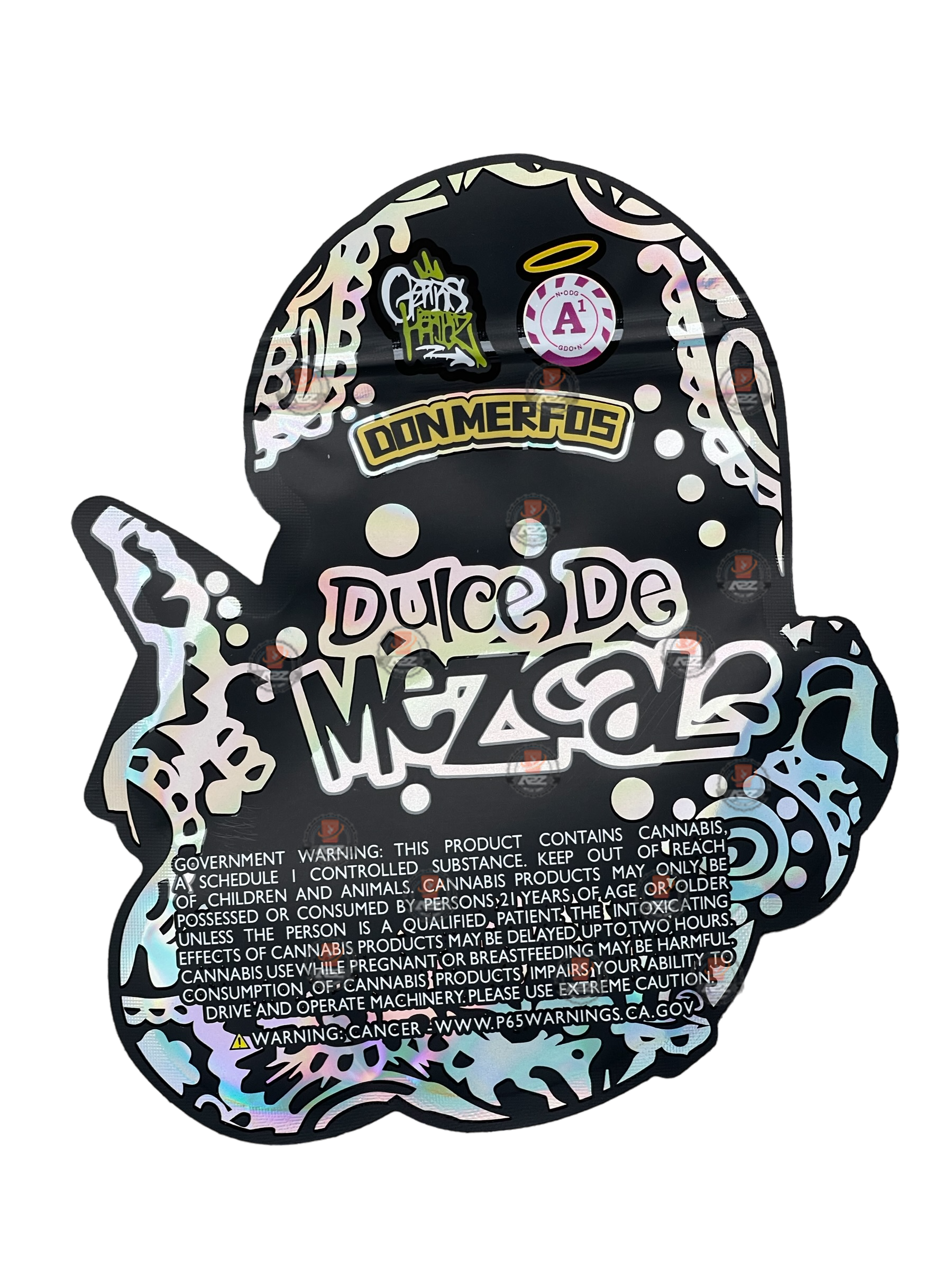 Don Merfos Dulce De Mezcal bag 3.5g Holographic Mylar bag NEW